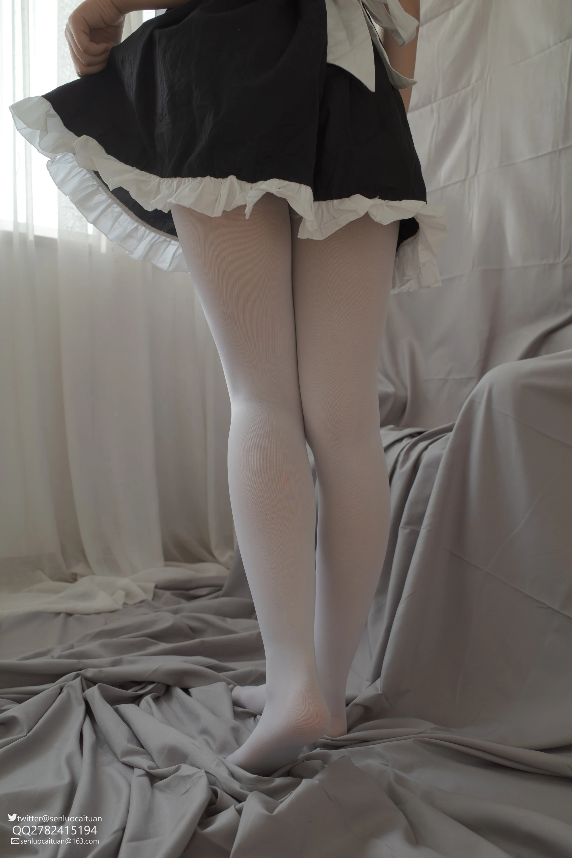 JKFUN GG-02 [101P1V-2.09G]GG, JKFUN, 可爱, 女仆装, 森萝财团, 白丝, 美腿