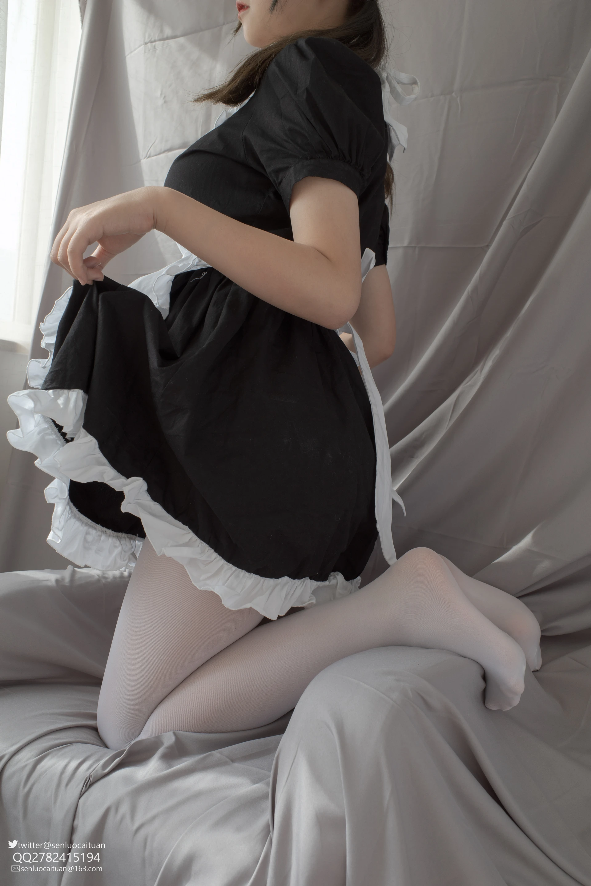 JKFUN GG-02 [101P1V-2.09G]GG, JKFUN, 可爱, 女仆装, 森萝财团, 白丝, 美腿