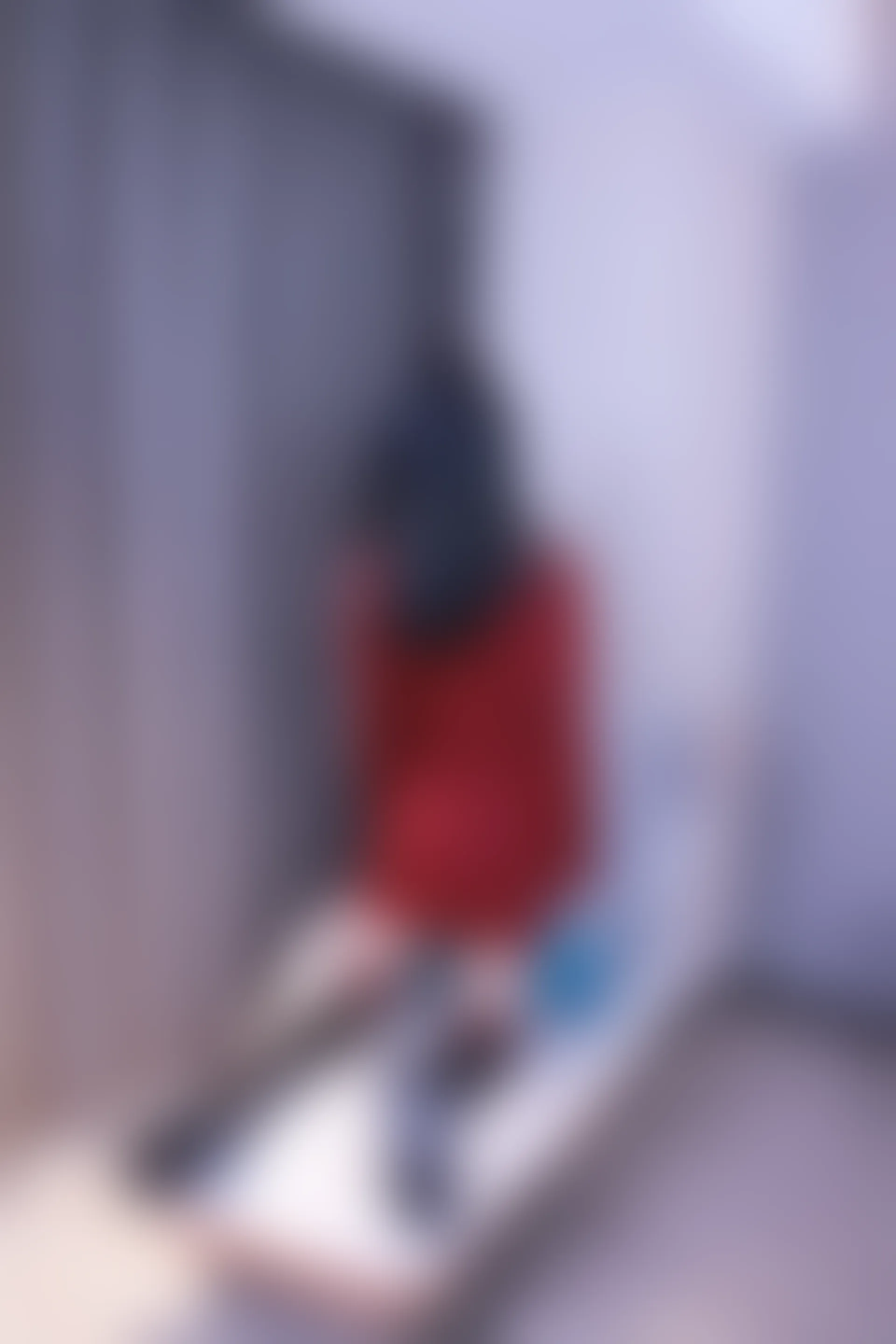 初夏女神 NO.017 依依~M码酒红连衣裙搭黑色长靴[140P-1V-6.76G]