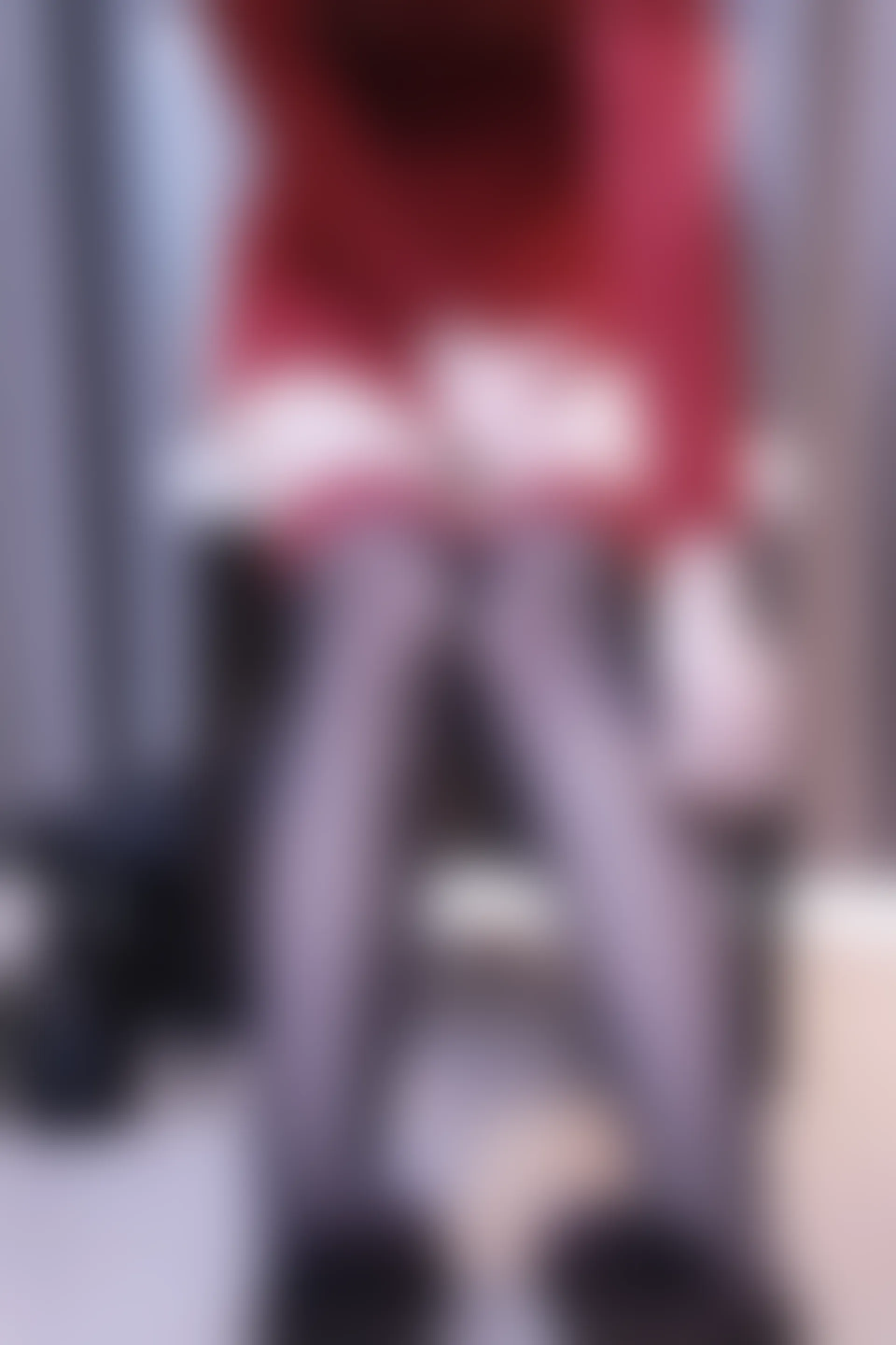 初夏女神 NO.017 依依~M码酒红连衣裙搭黑色长靴[140P-1V-6.76G]