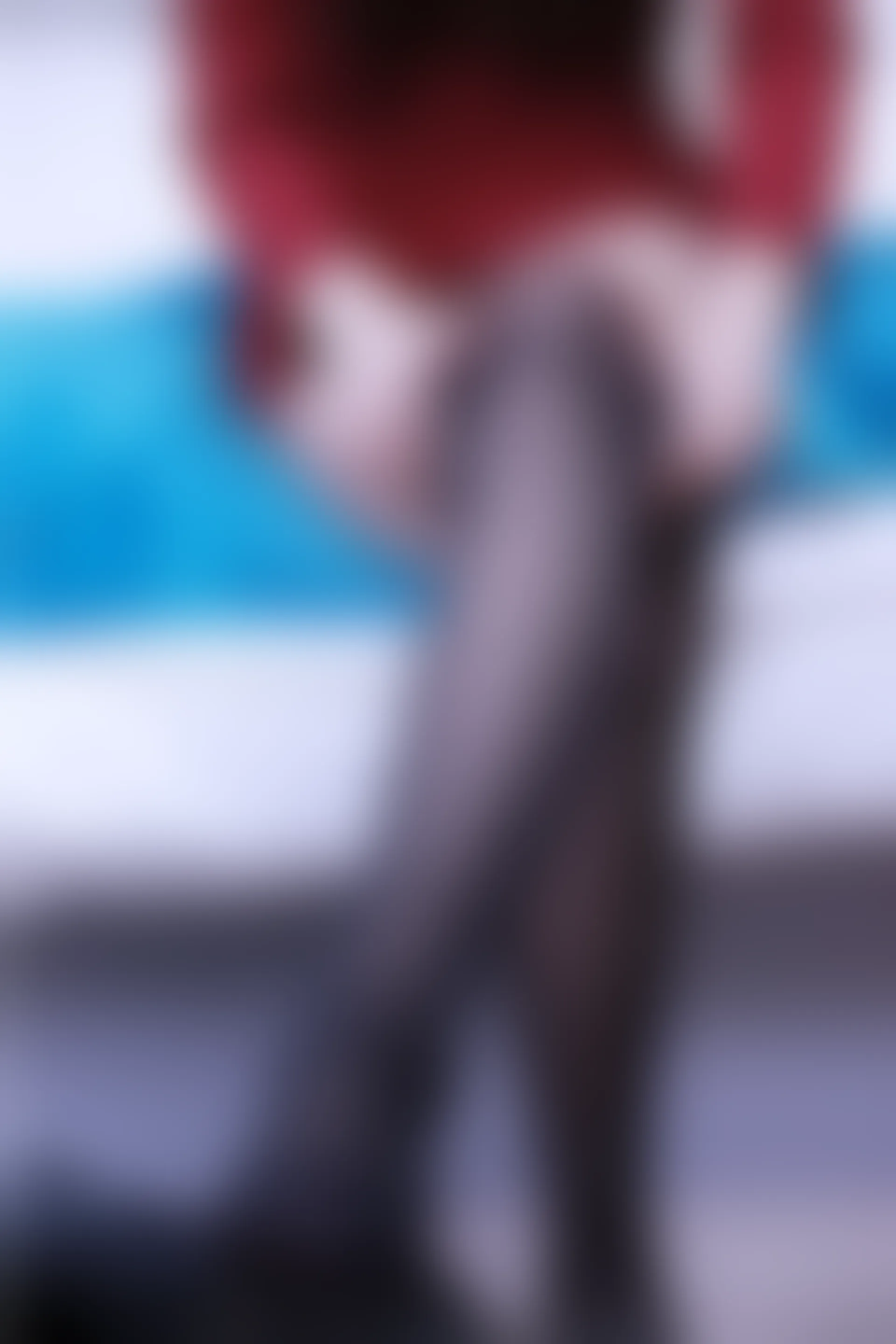 初夏女神 NO.017 依依~M码酒红连衣裙搭黑色长靴[140P-1V-6.76G]