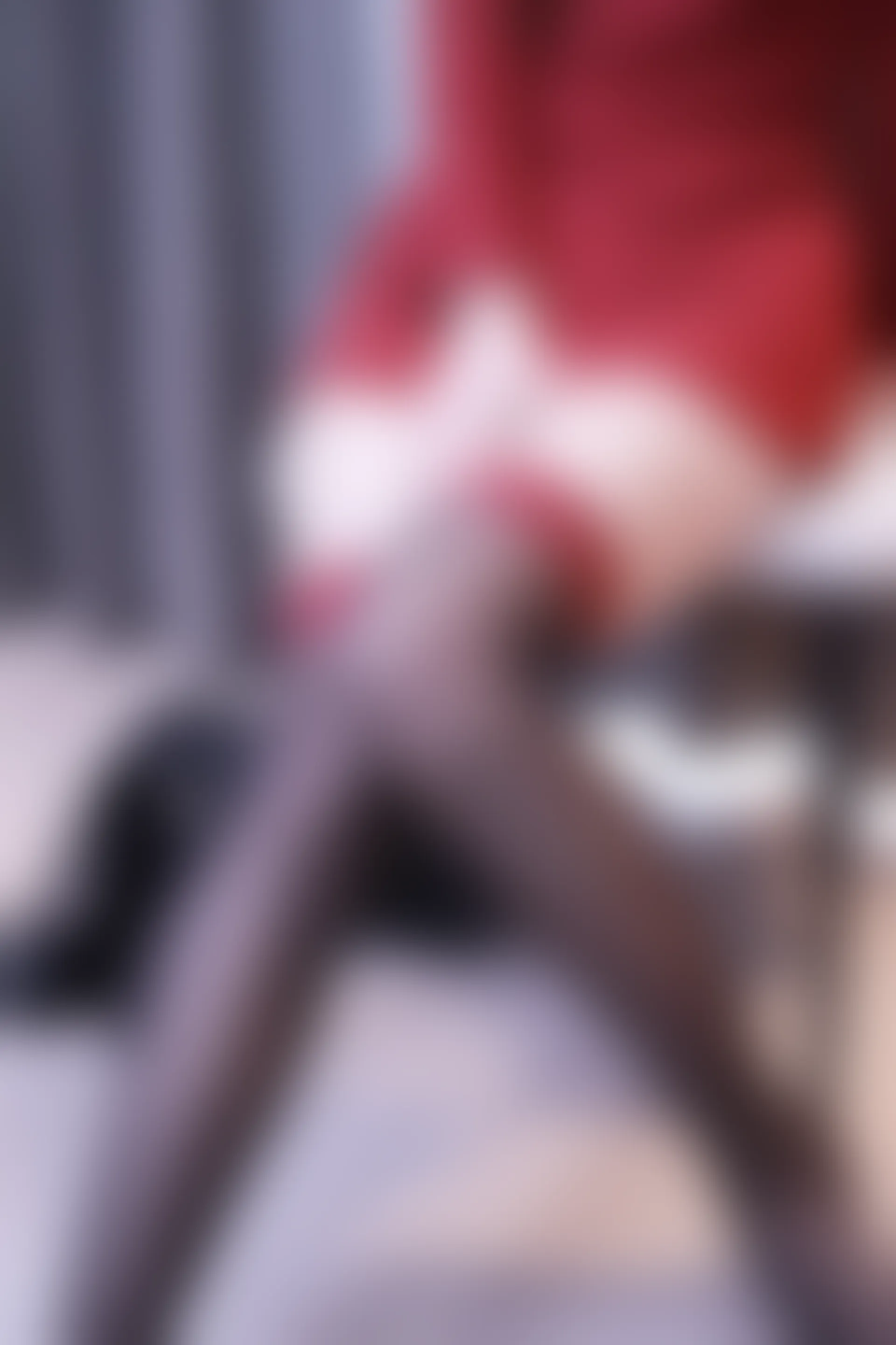 初夏女神 NO.017 依依~M码酒红连衣裙搭黑色长靴[140P-1V-6.76G]