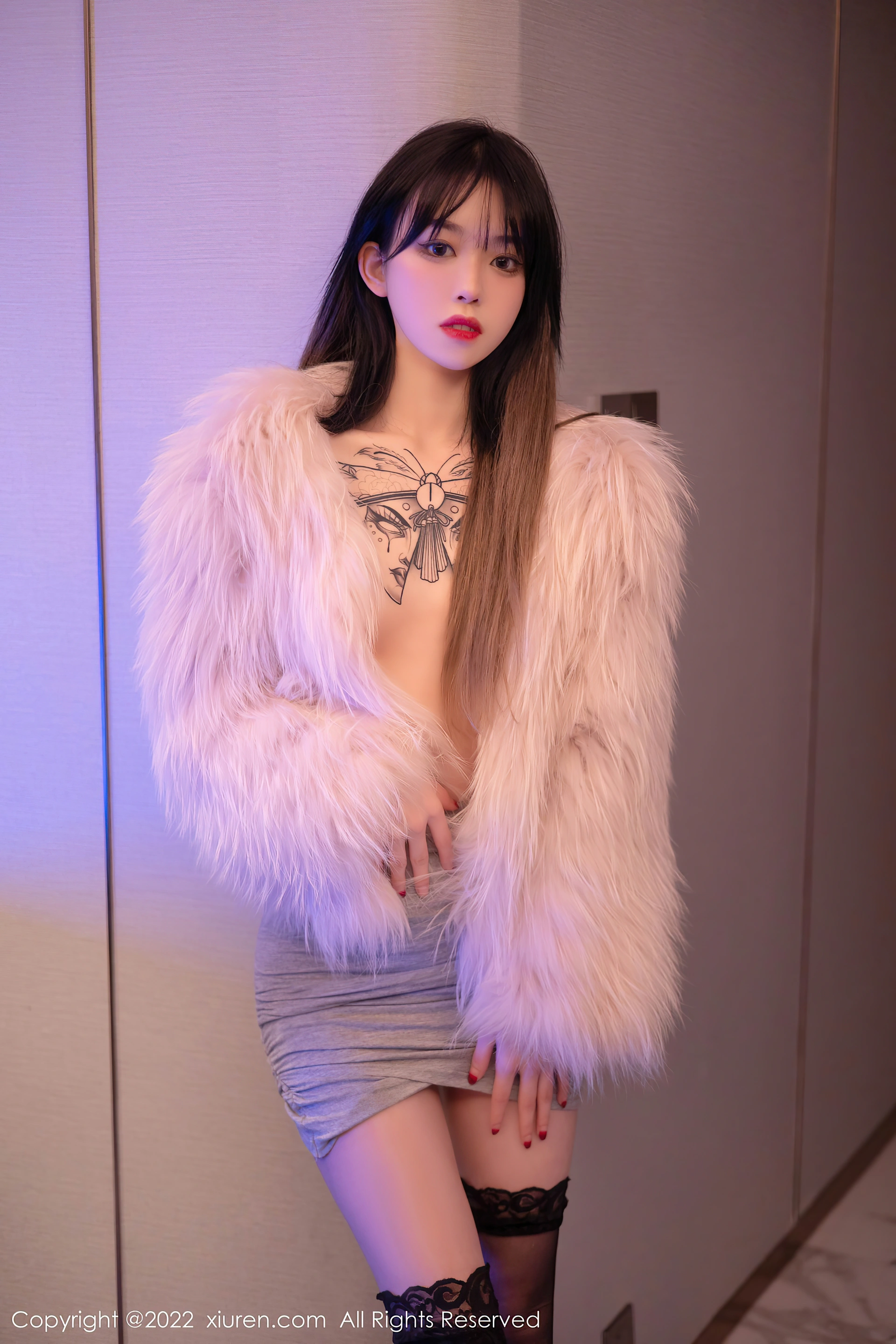 XiuRen秀人网 2022.01.10 No.4441 奶瓶. 美腿黑丝[51+1P 521MB]