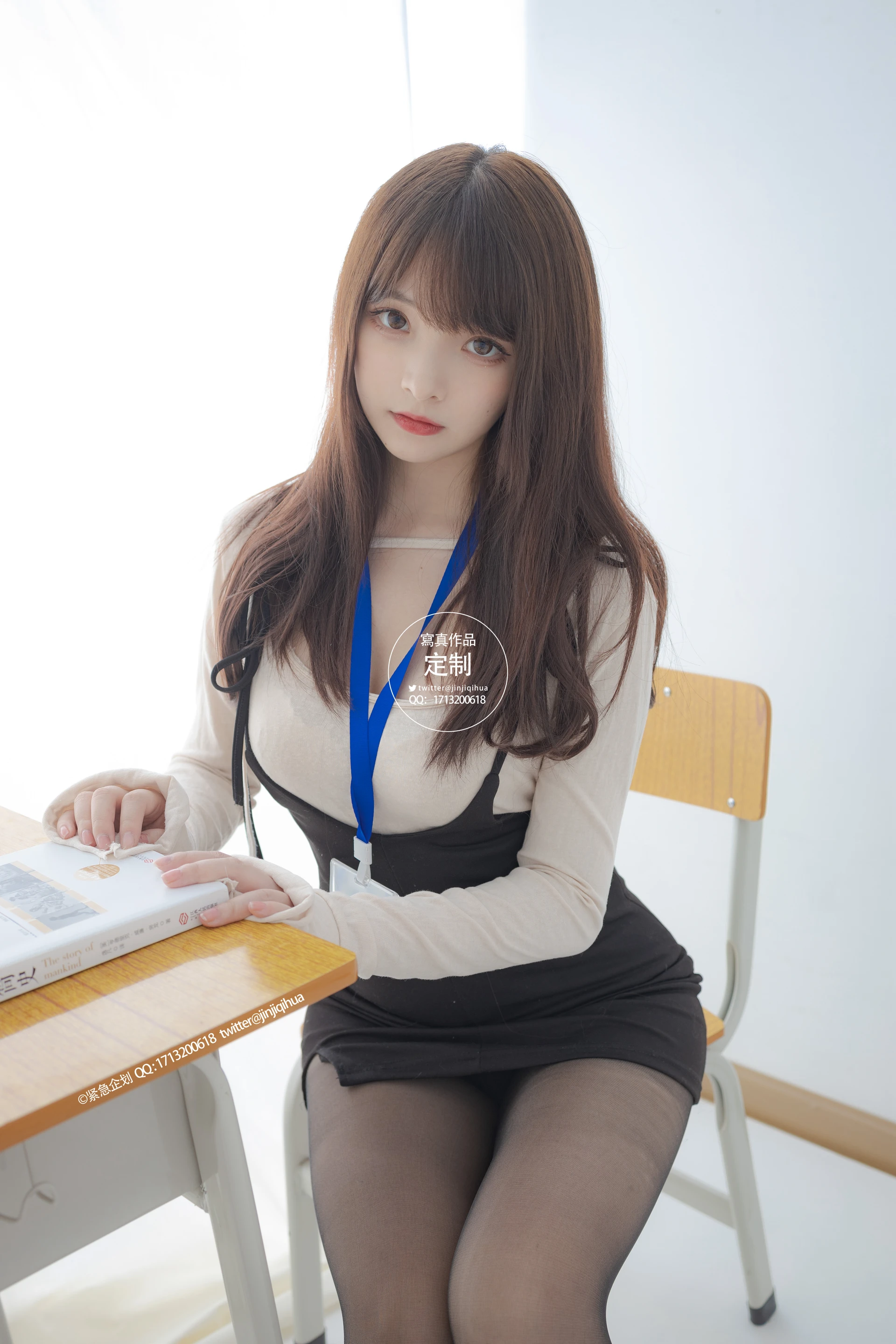 紧急企划 C-001 [66P-539M] 古川kaguraOL, 制服, 古川kagura, 紧急企划, 美腿, 美足, 黑丝