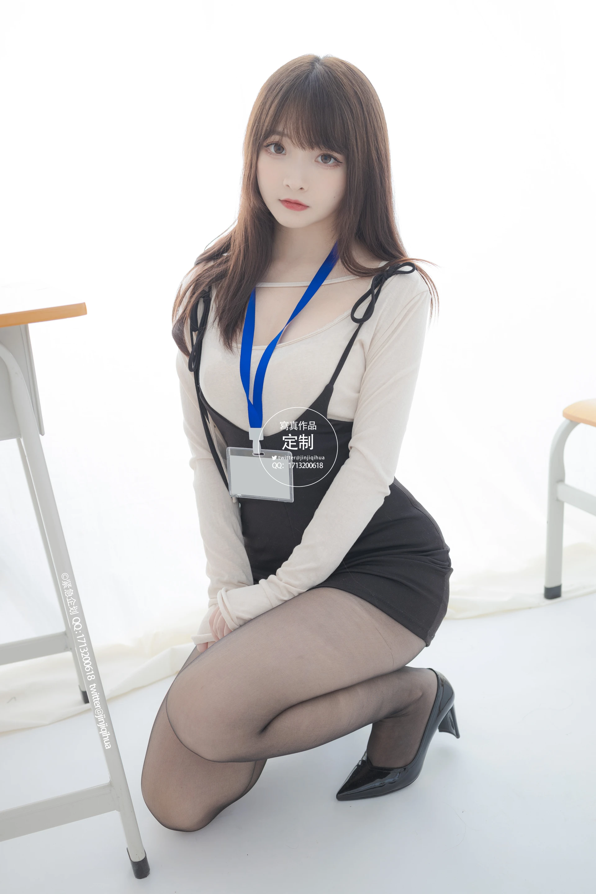 紧急企划 C-001 [66P-539M] 古川kaguraOL, 制服, 古川kagura, 紧急企划, 美腿, 美足, 黑丝