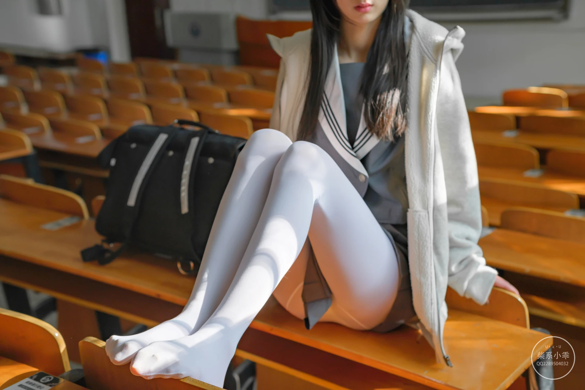 稚乖画册 赤西夜夜《教室》白丝JK制服 [63P1V-595MB]JK制服, 白丝, 稚乖画册, 美腿, 美足, 赤西夜夜