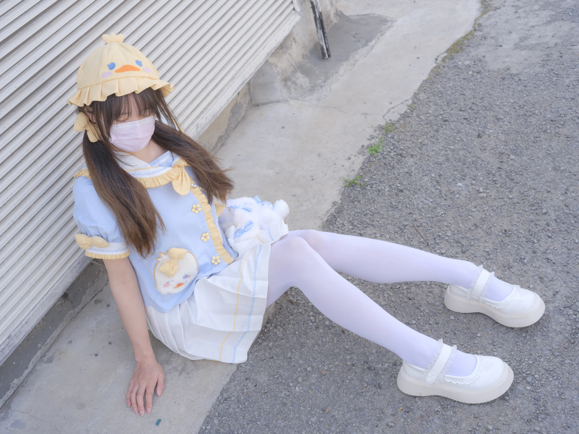 森萝财团 春雪-07E 4K 双马尾白丝可爱JK制服 [115P1V-6.64GB