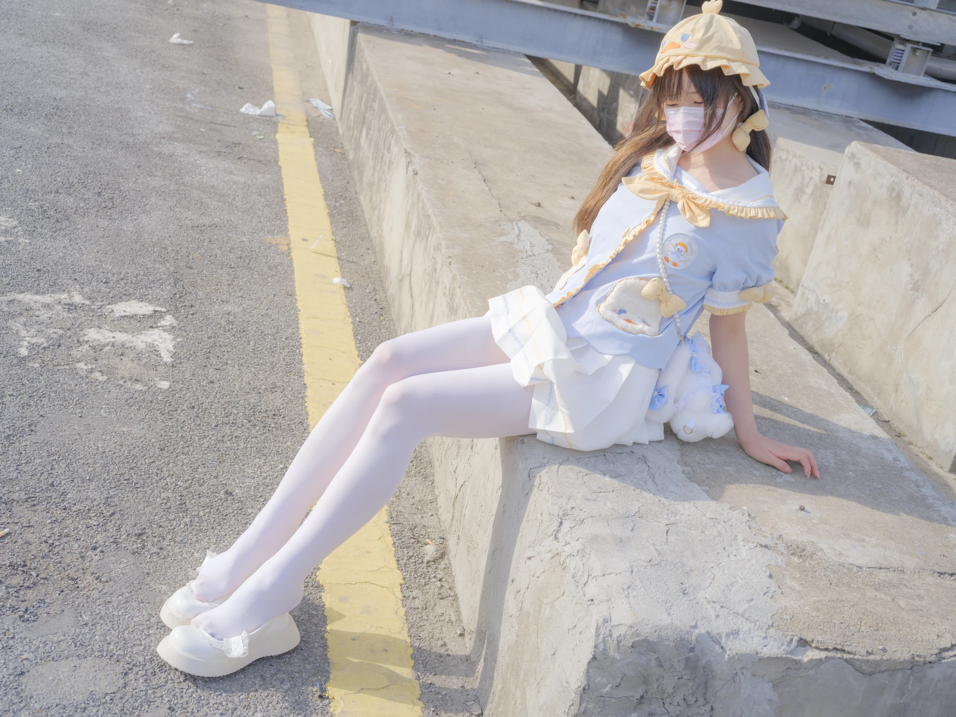 森萝财团 春雪-07E 4K 双马尾白丝可爱JK制服 [115P1V-6.64GB