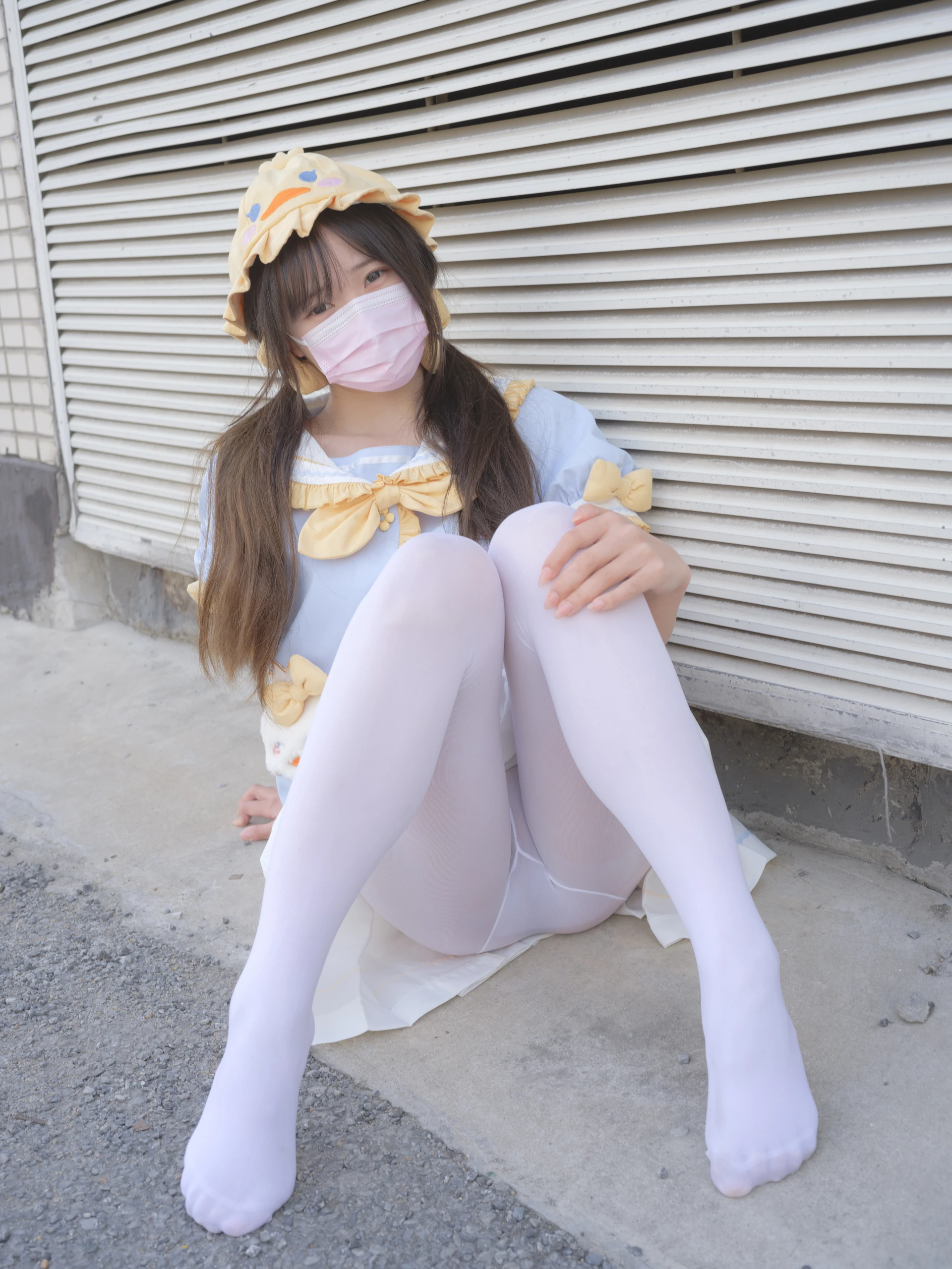 森萝财团 春雪-07E 4K 双马尾白丝可爱JK制服 [115P1V-6.64GB