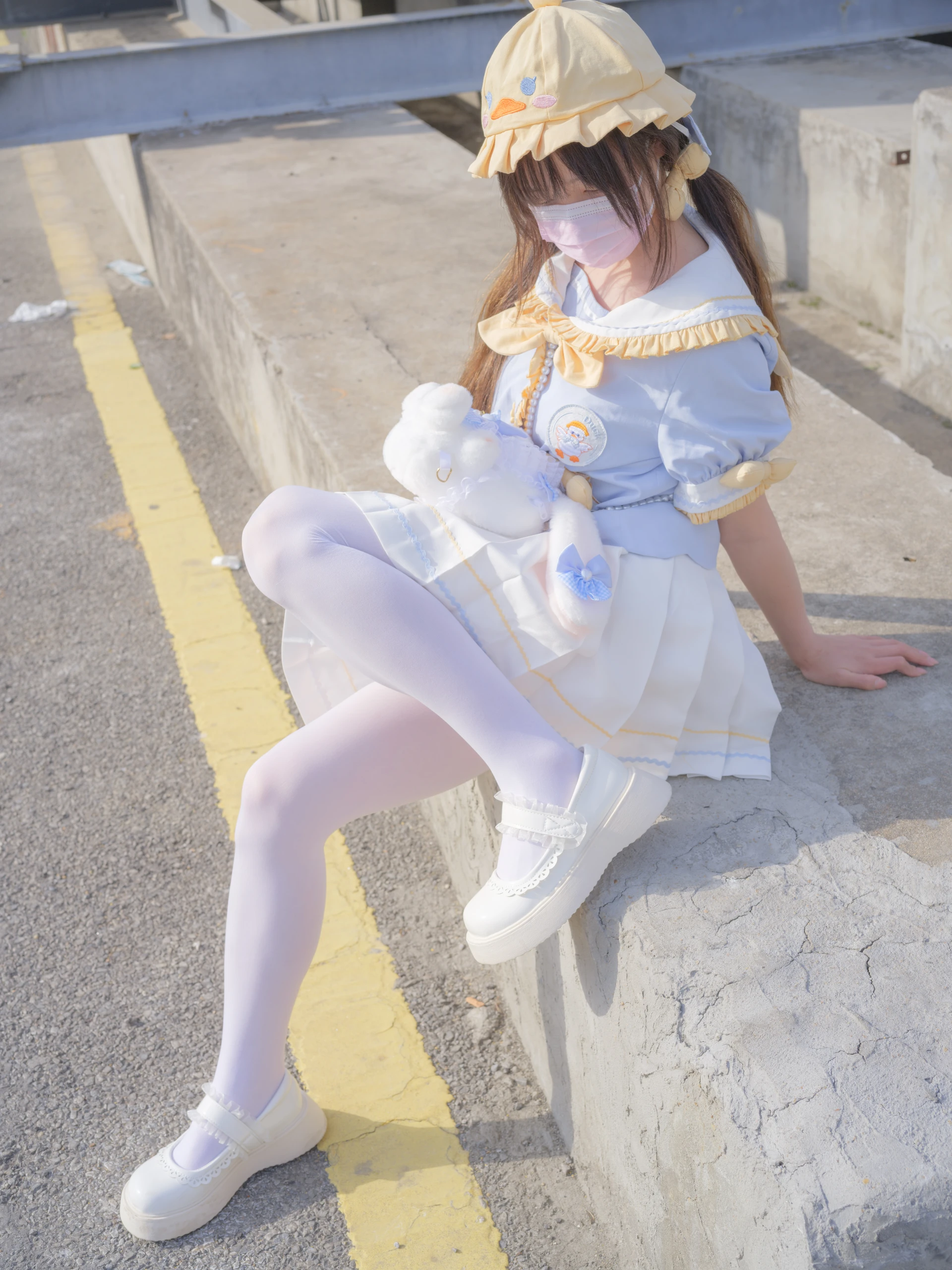 森萝财团 春雪-07E 4K 双马尾白丝可爱JK制服 [115P1V-6.64GB