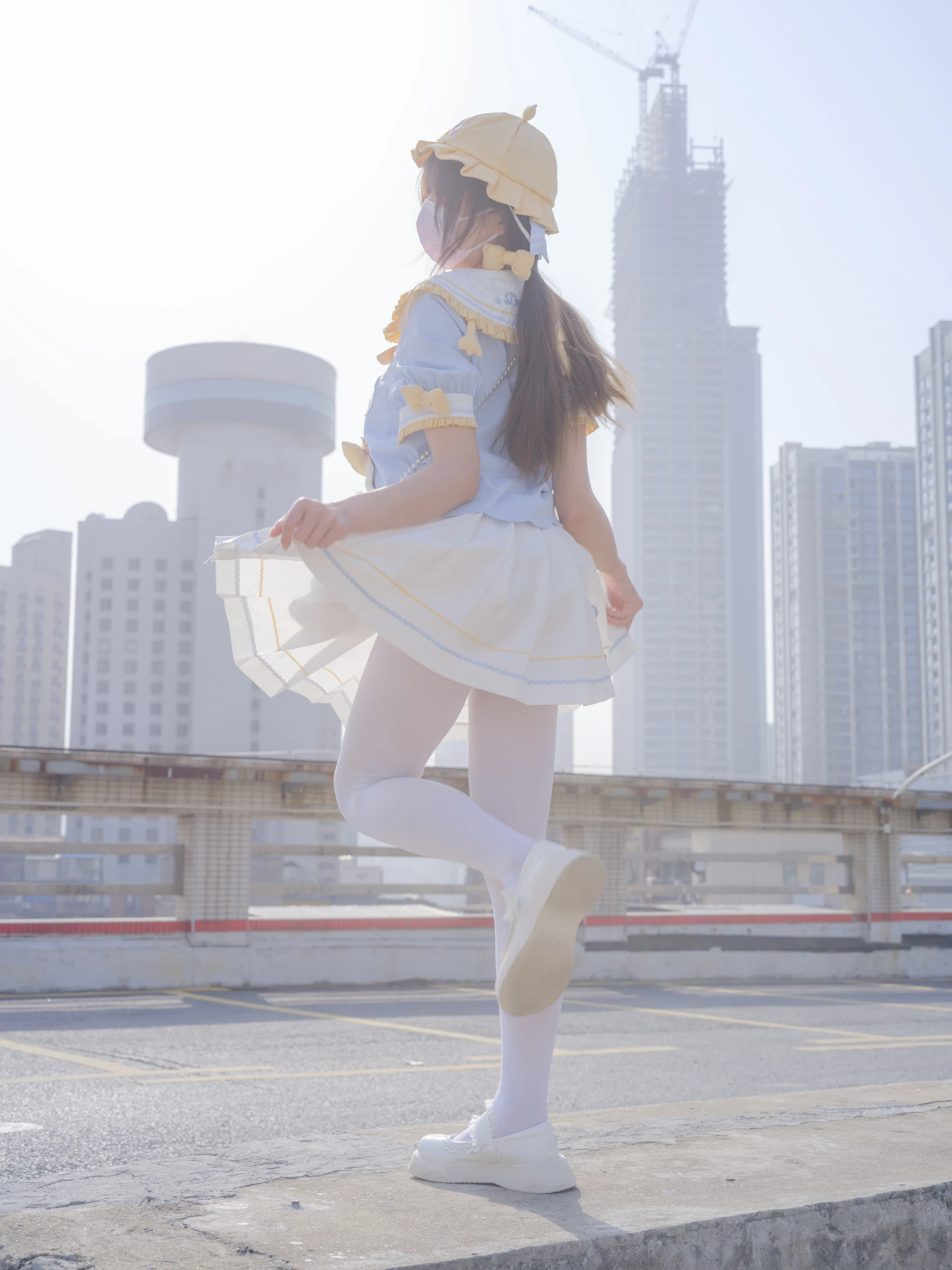 森萝财团 春雪-07E 4K 双马尾白丝可爱JK制服 [115P1V-6.64GB