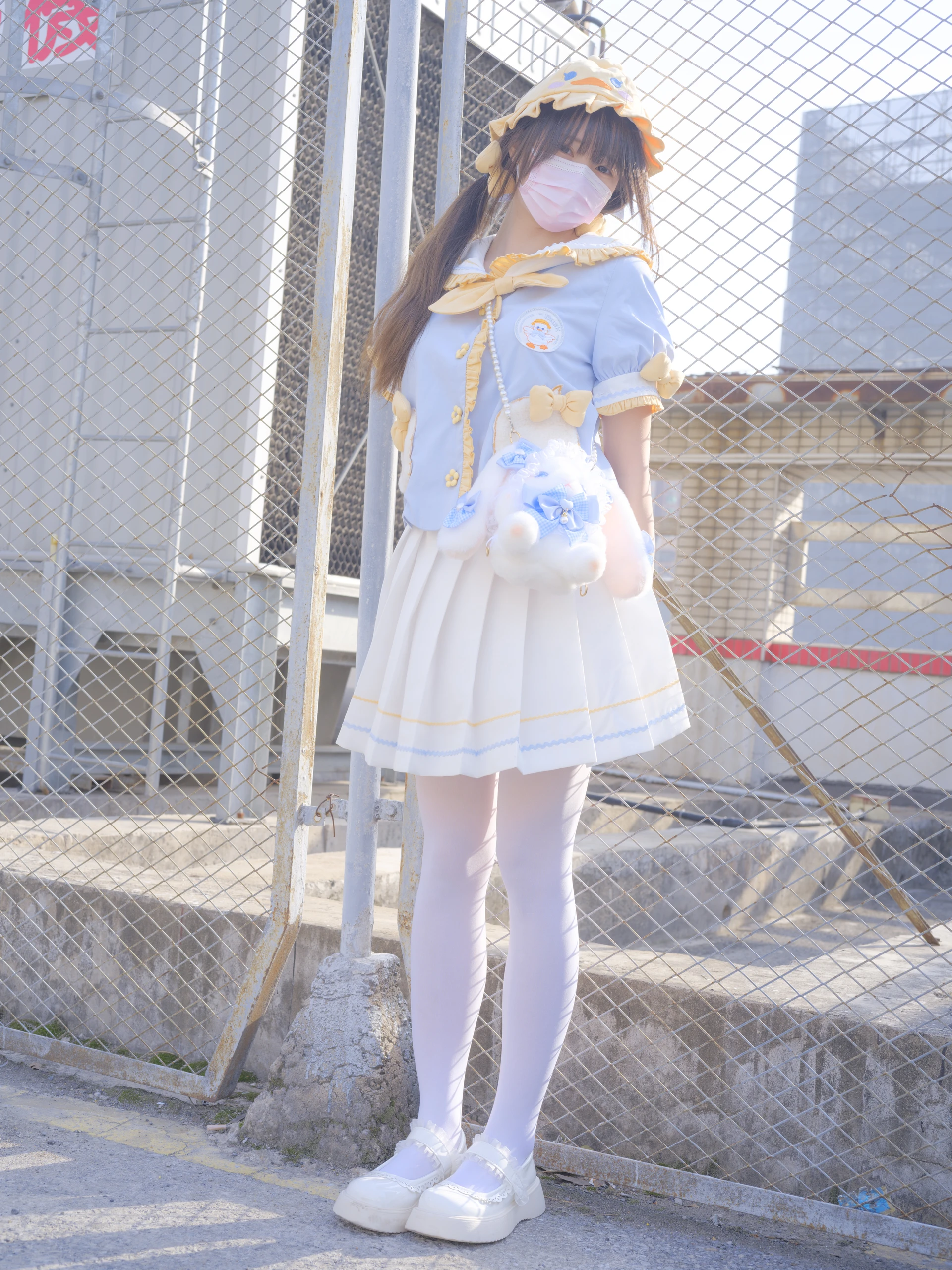 森萝财团 春雪-07E 4K 双马尾白丝可爱JK制服 [115P1V-6.64GB