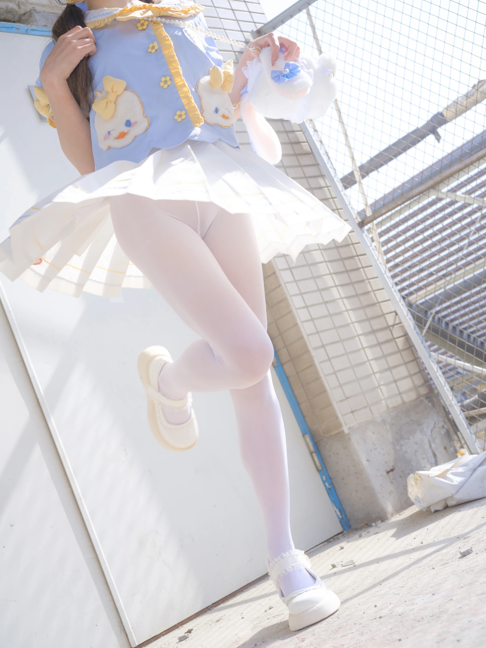 森萝财团 春雪-07E 4K 双马尾白丝可爱JK制服 [115P1V-6.64GB
