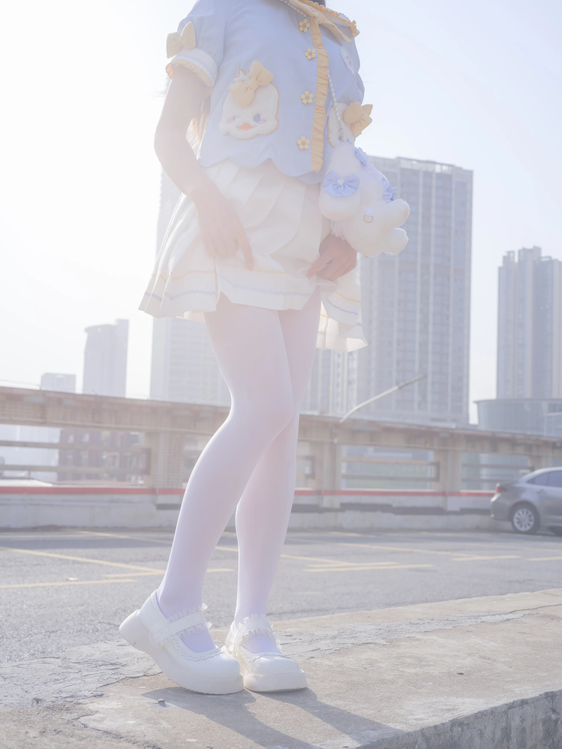 森萝财团 春雪-07E 4K 双马尾白丝可爱JK制服 [115P1V-6.64GB