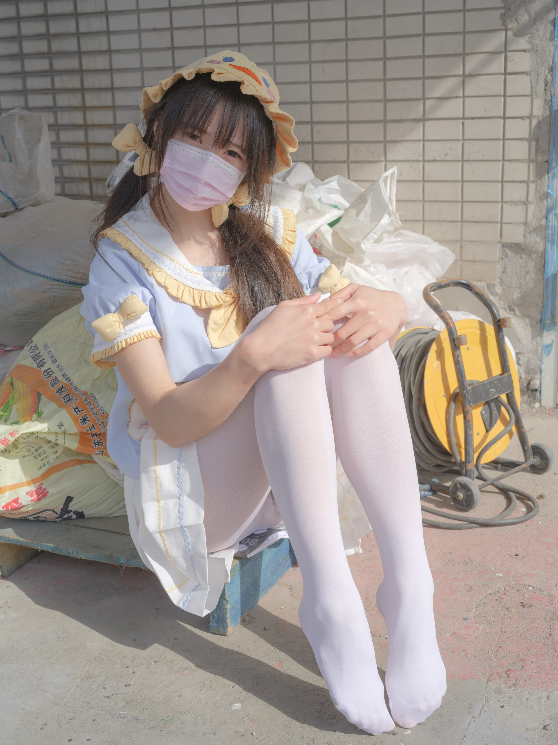 森萝财团 春雪-07E 4K 双马尾白丝可爱JK制服 [115P1V-6.64GB