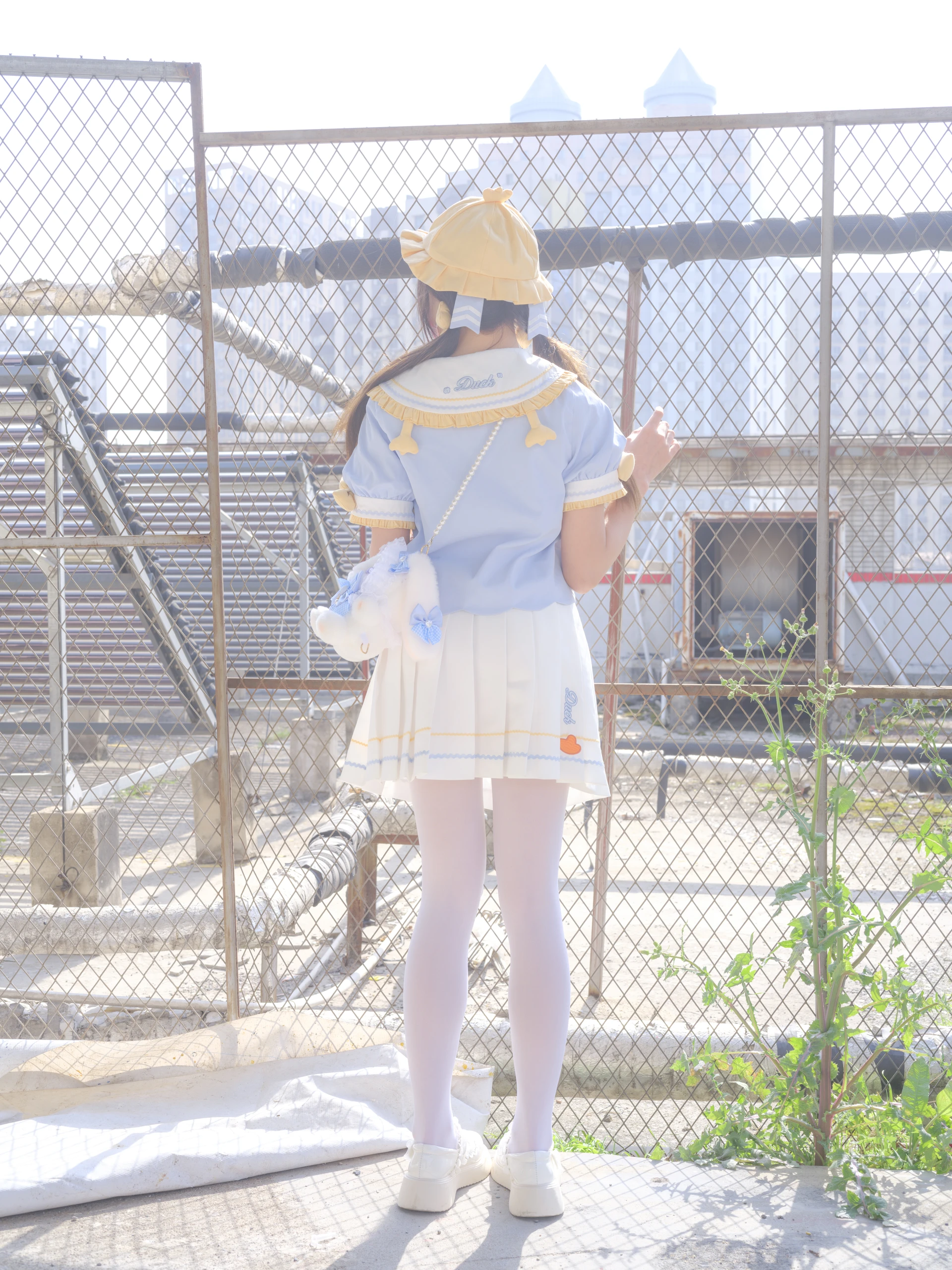 森萝财团 春雪-07E 4K 双马尾白丝可爱JK制服 [115P1V-6.64GB
