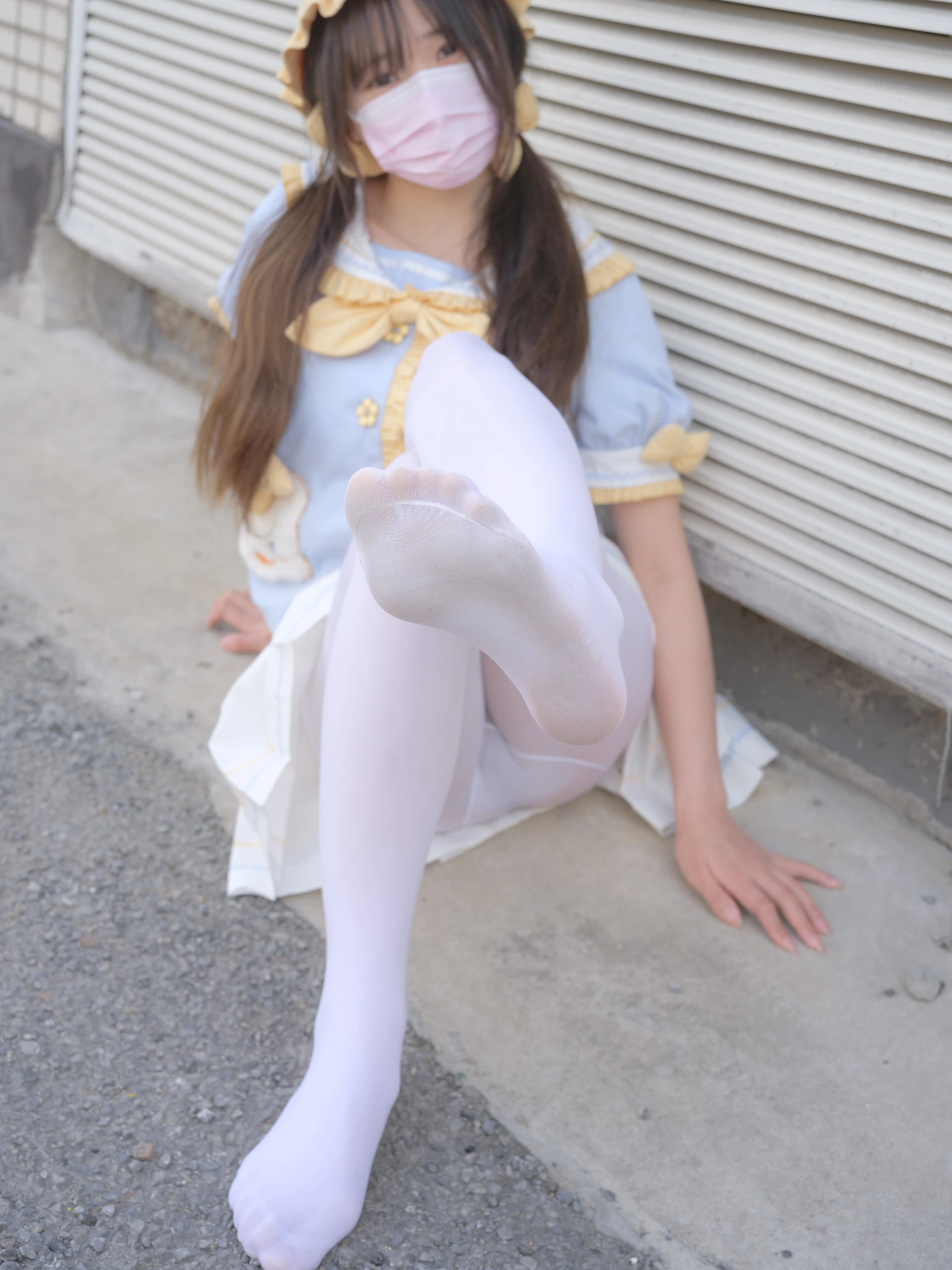 森萝财团 春雪-07E 4K 双马尾白丝可爱JK制服 [115P1V-6.64GB