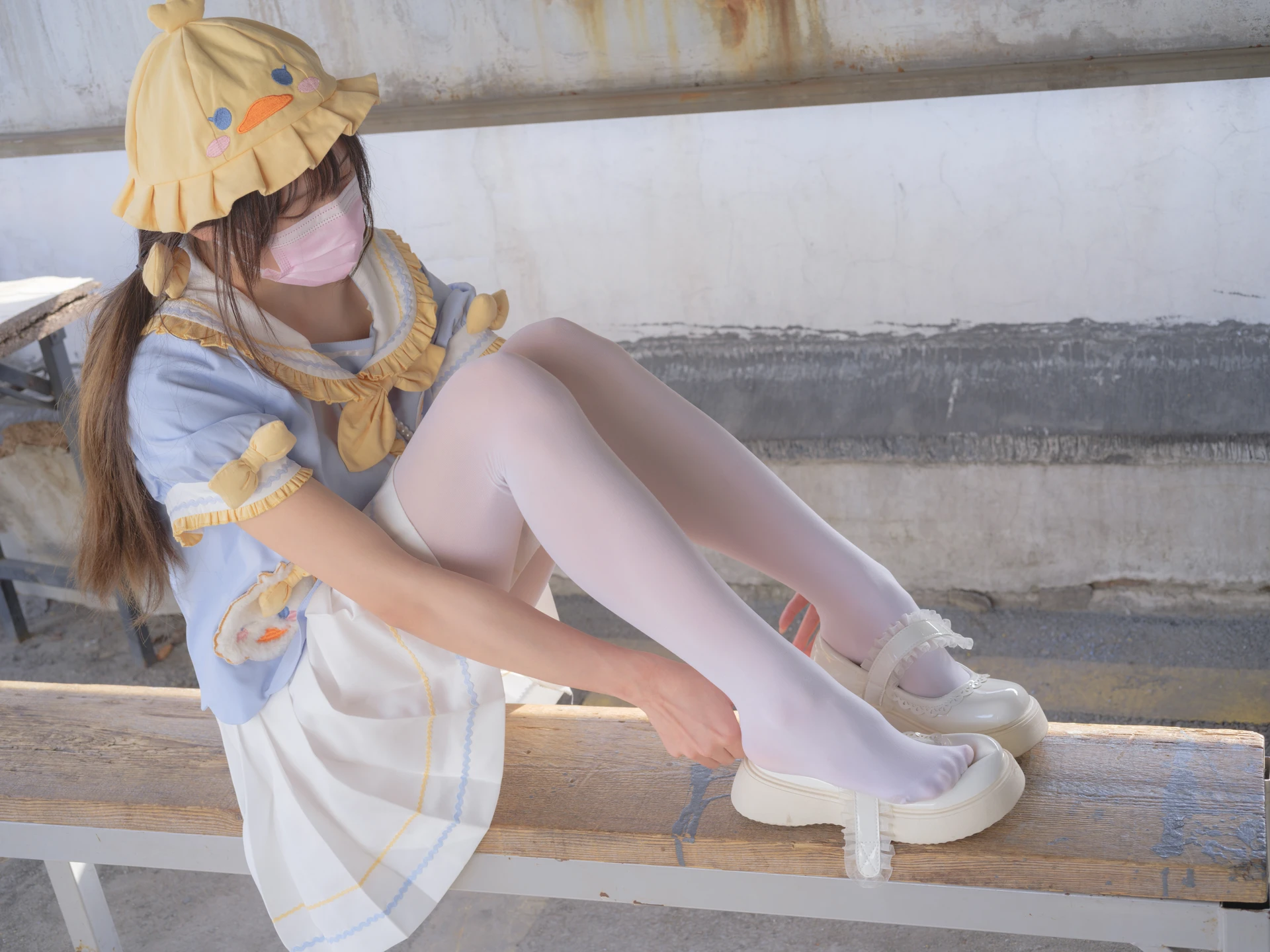 森萝财团 春雪-07E 4K 双马尾白丝可爱JK制服 [115P1V-6.64GB