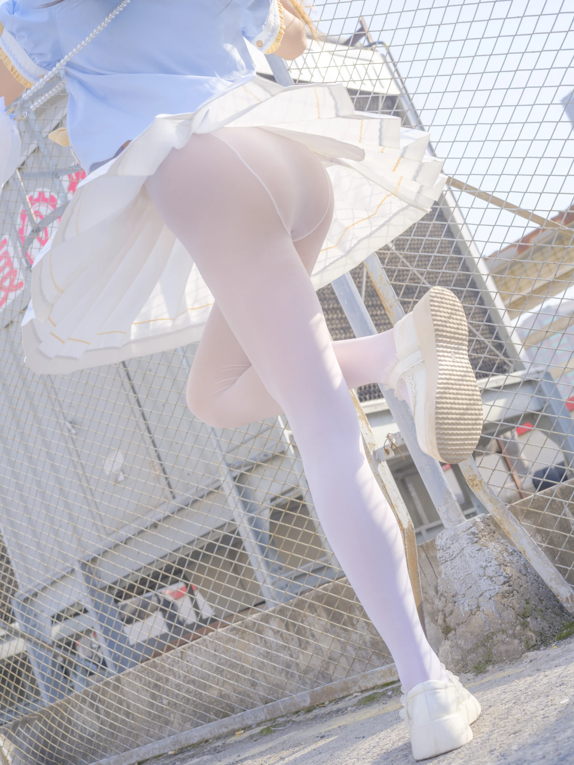 森萝财团 春雪-07E 4K 双马尾白丝可爱JK制服 [115P1V-6.64GB