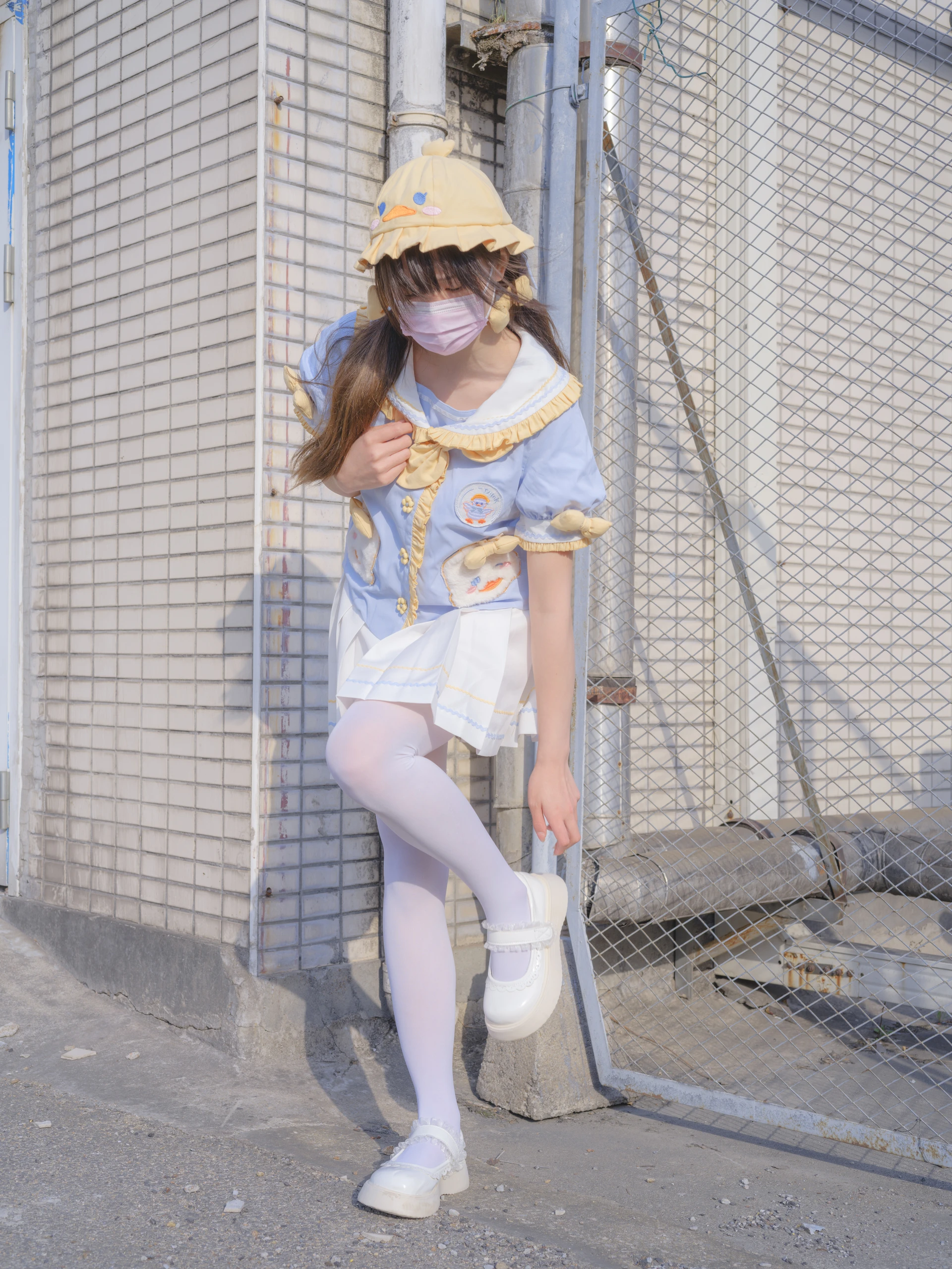 森萝财团 春雪-07E 4K 双马尾白丝可爱JK制服 [115P1V-6.64GB