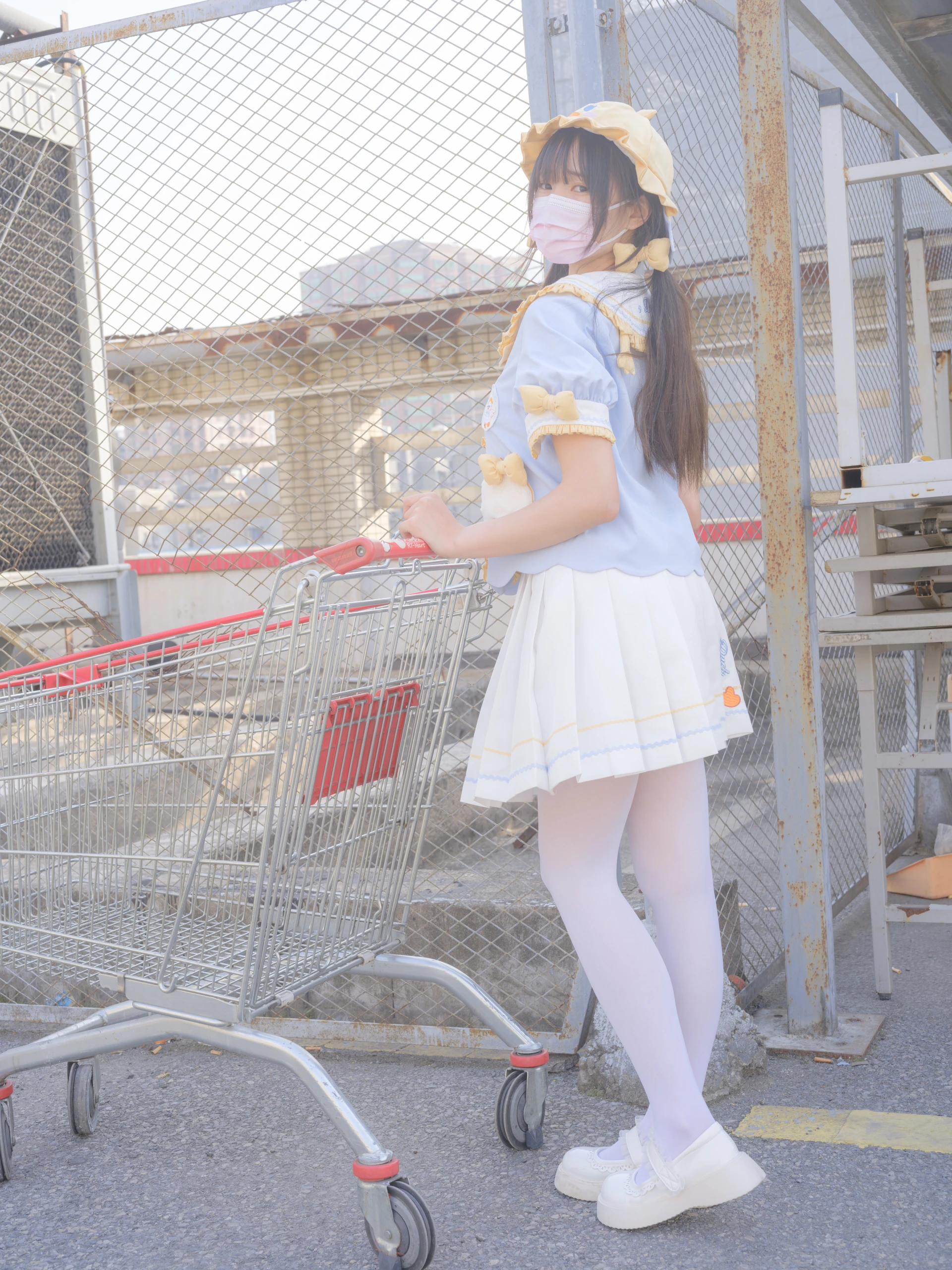 森萝财团 春雪-07E 4K 双马尾白丝可爱JK制服 [115P1V-6.64GB