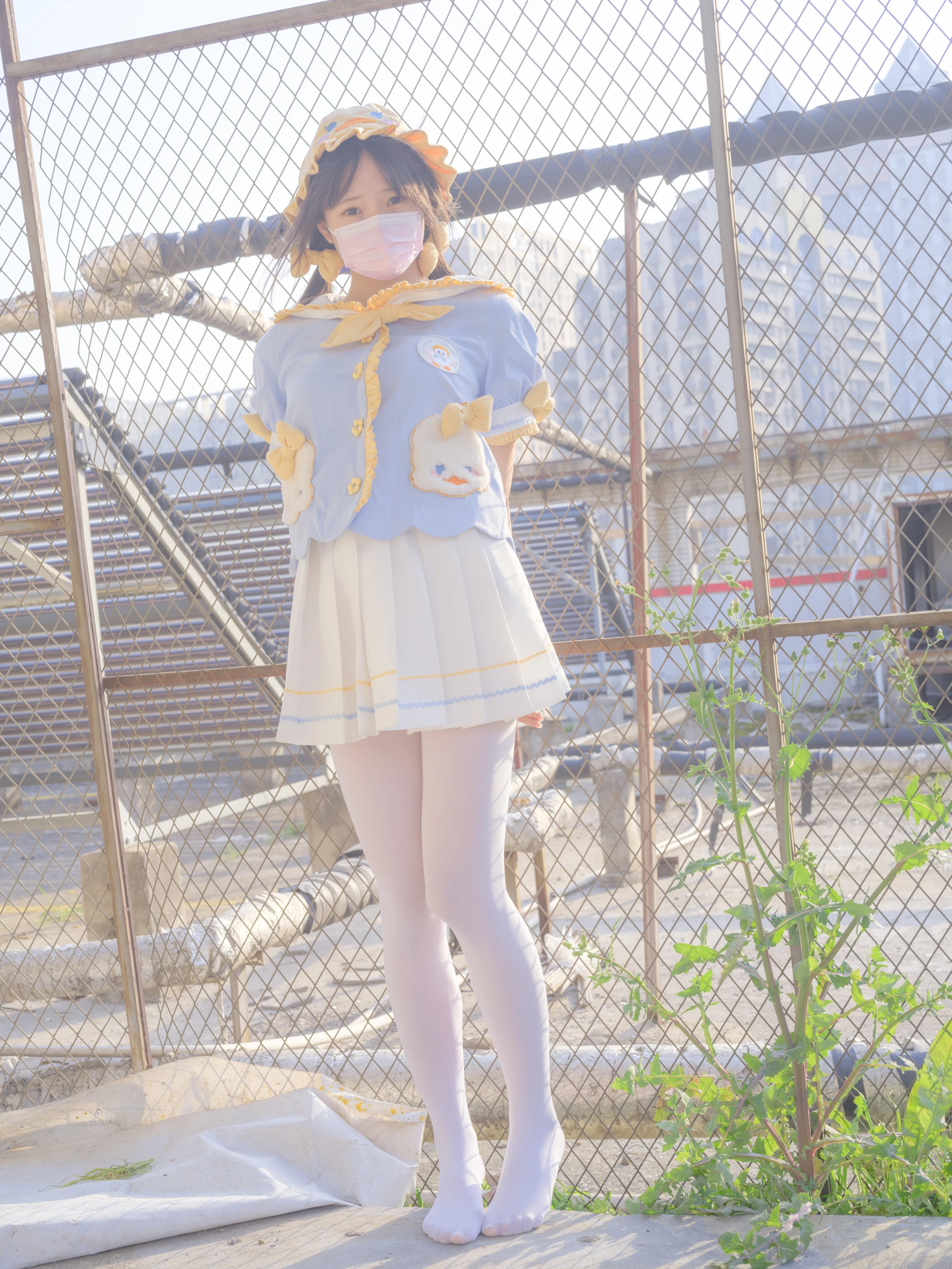 森萝财团 春雪-07E 4K 双马尾白丝可爱JK制服 [115P1V-6.64GB