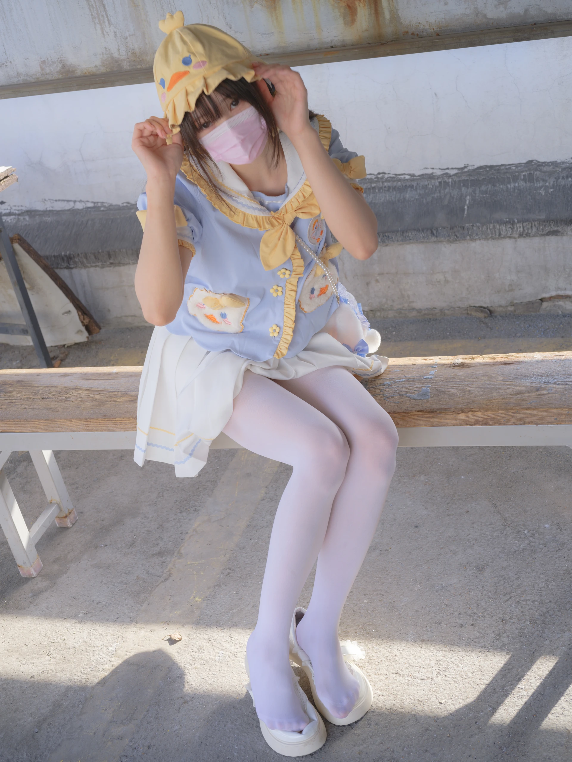 森萝财团 春雪-07E 4K 双马尾白丝可爱JK制服 [115P1V-6.64GB