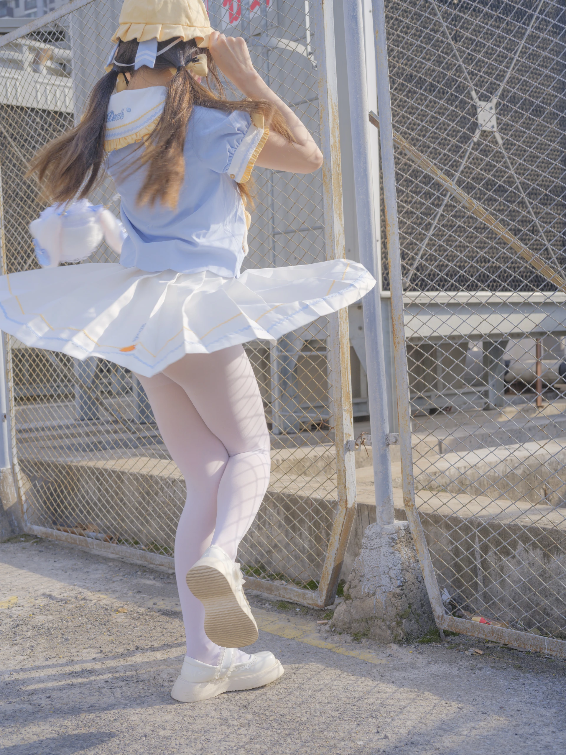 森萝财团 春雪-07E 4K 双马尾白丝可爱JK制服 [115P1V-6.64GB