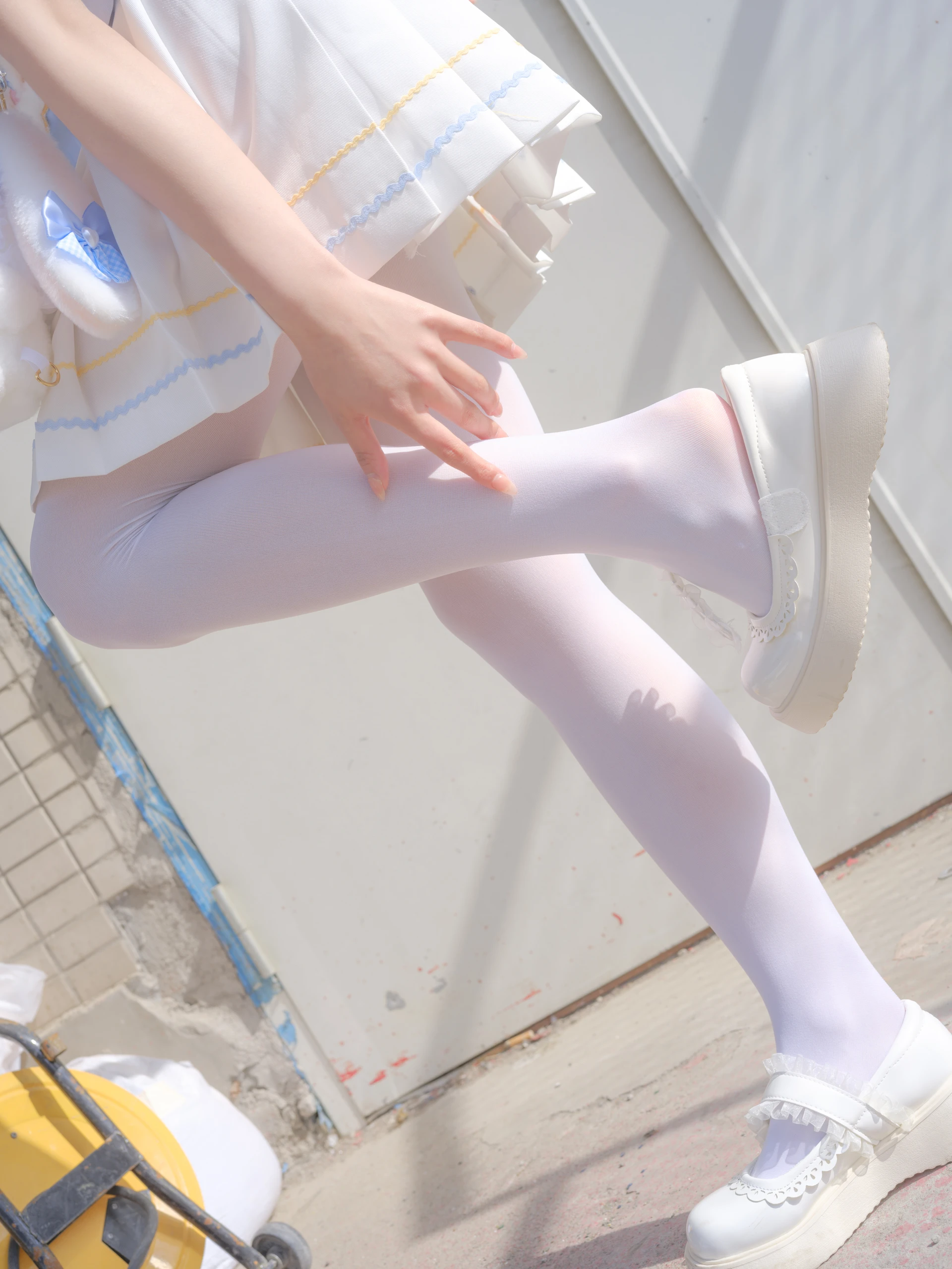 森萝财团 春雪-07E 4K 双马尾白丝可爱JK制服 [115P1V-6.64GB