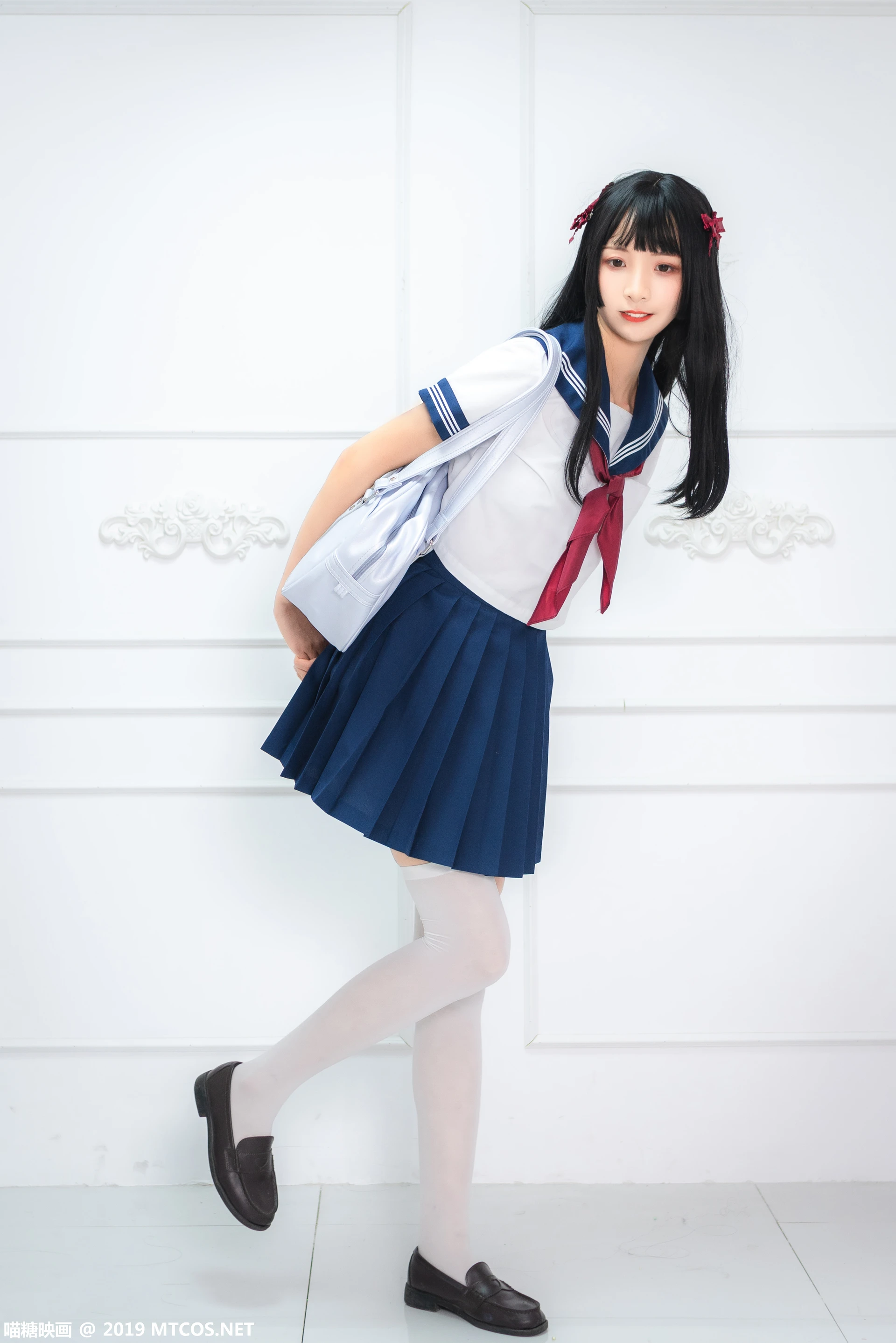 喵糖映画 VOL.012 [44P-379M]制服, 可爱, 喵糖映画, 白丝, 美腿