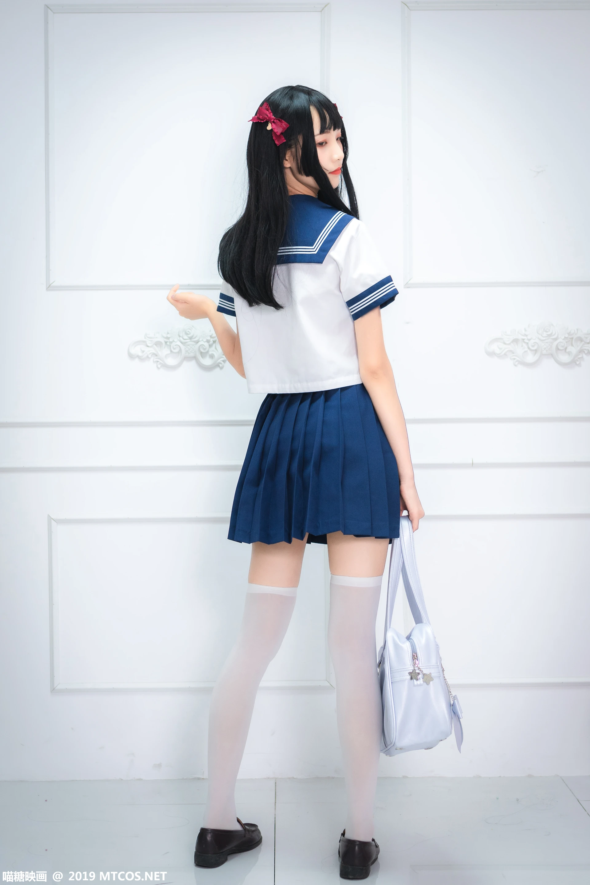 喵糖映画 VOL.012 [44P-379M]制服, 可爱, 喵糖映画, 白丝, 美腿