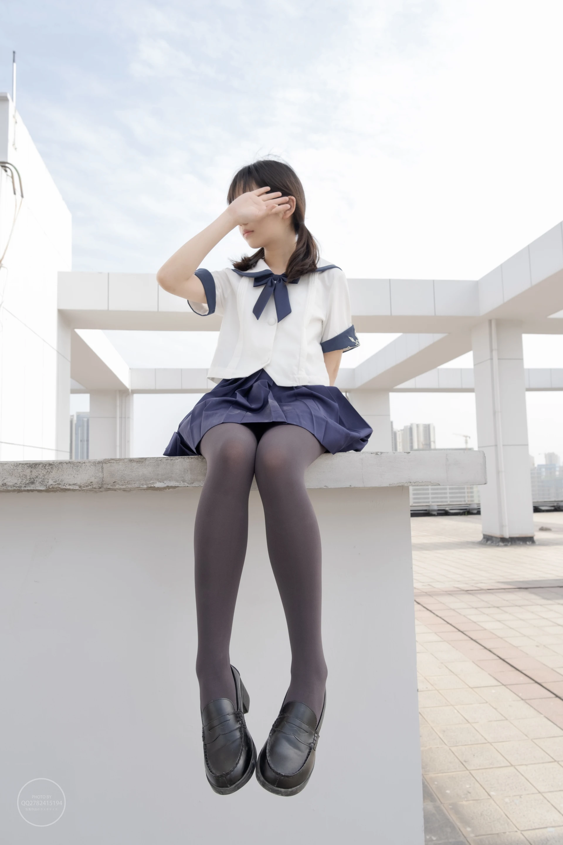 森萝财团 有料-39 小香 黑丝 80D 天台外景 [90P-793.2MB]JK, JK制服, 可爱, 小香, 有料, 森萝财团, 水手服, 灰丝, 美腿, 美足, 黑丝