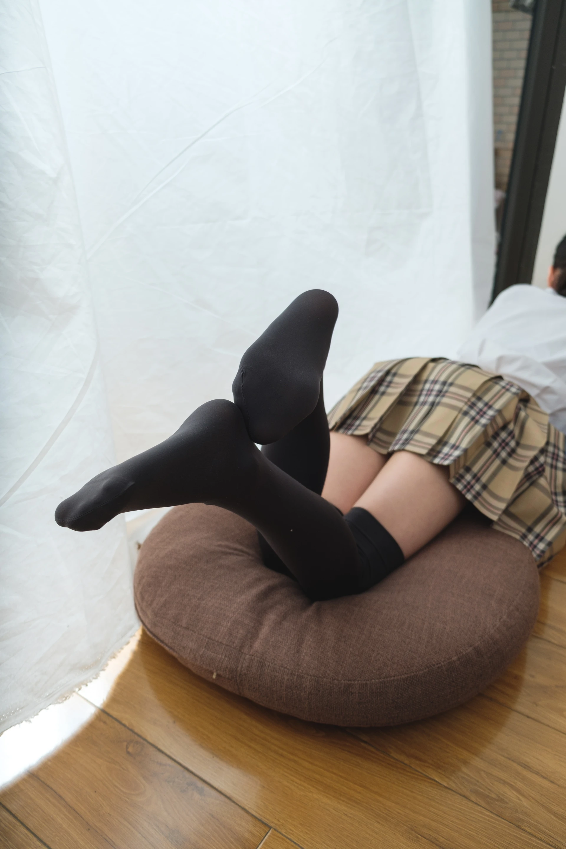 喵写真 R15-005 [80P1V-969M]可爱, 喵写真, 学生装, 美腿, 黑丝