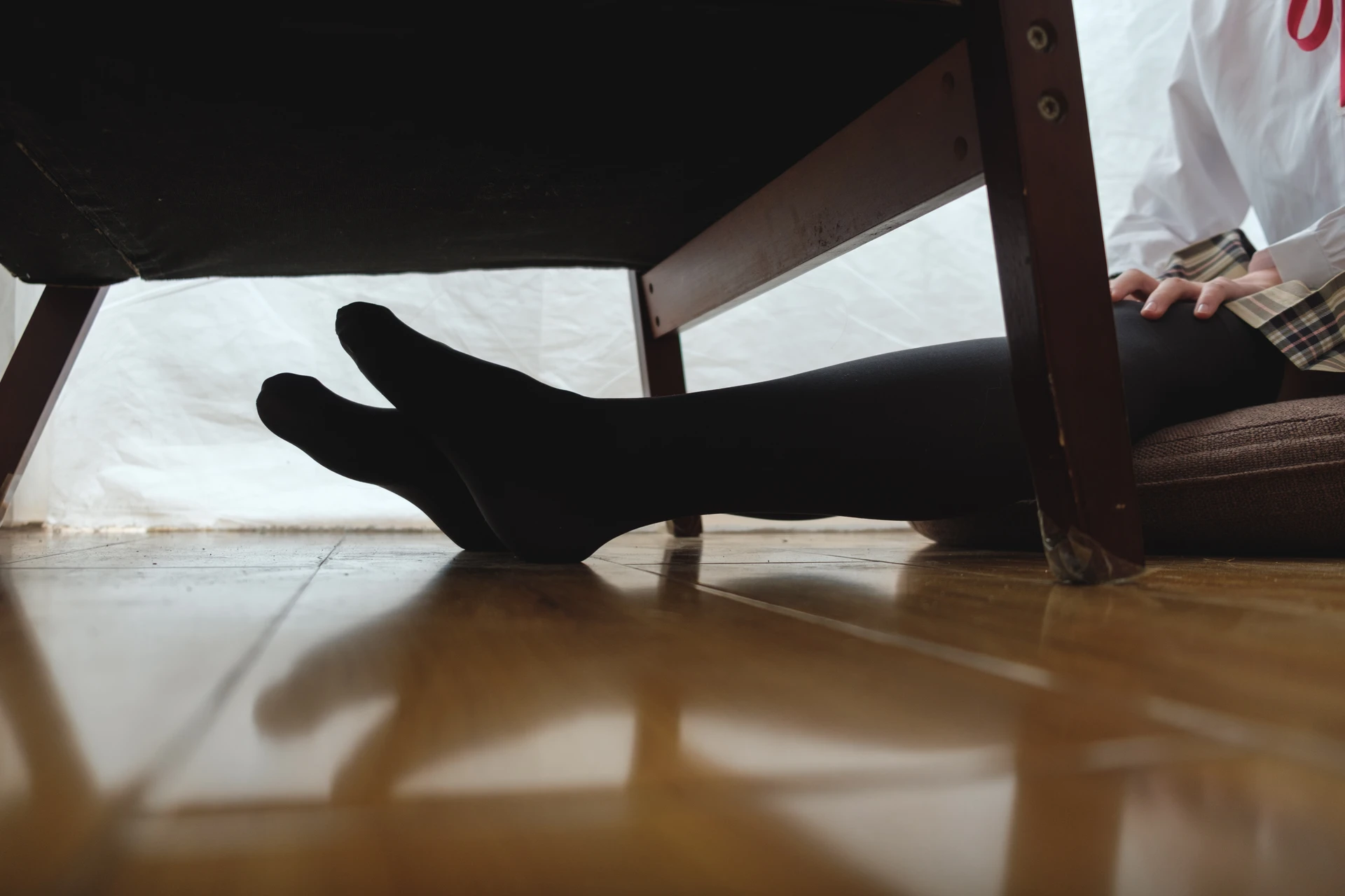 喵写真 R15-005 [80P1V-969M]可爱, 喵写真, 学生装, 美腿, 黑丝