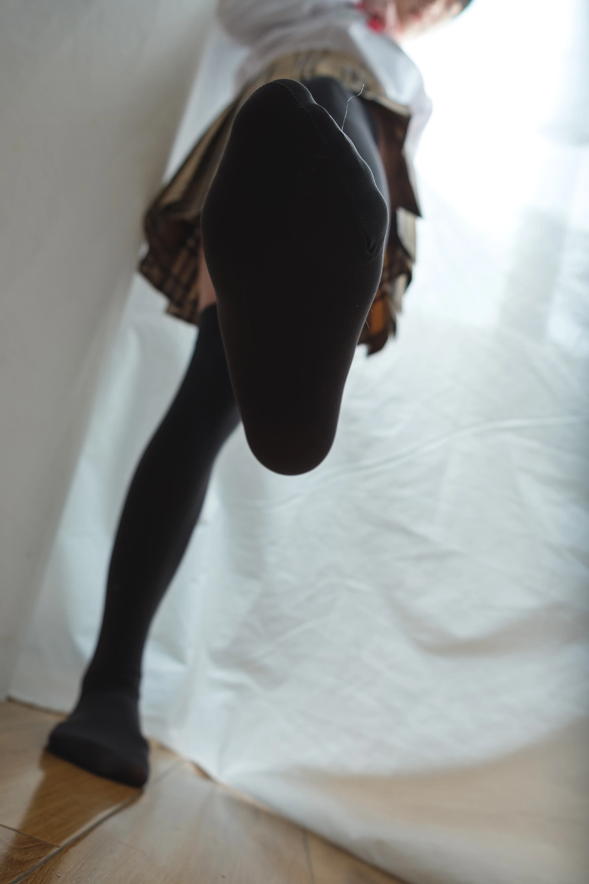 喵写真 R15-005 [80P1V-969M]可爱, 喵写真, 学生装, 美腿, 黑丝