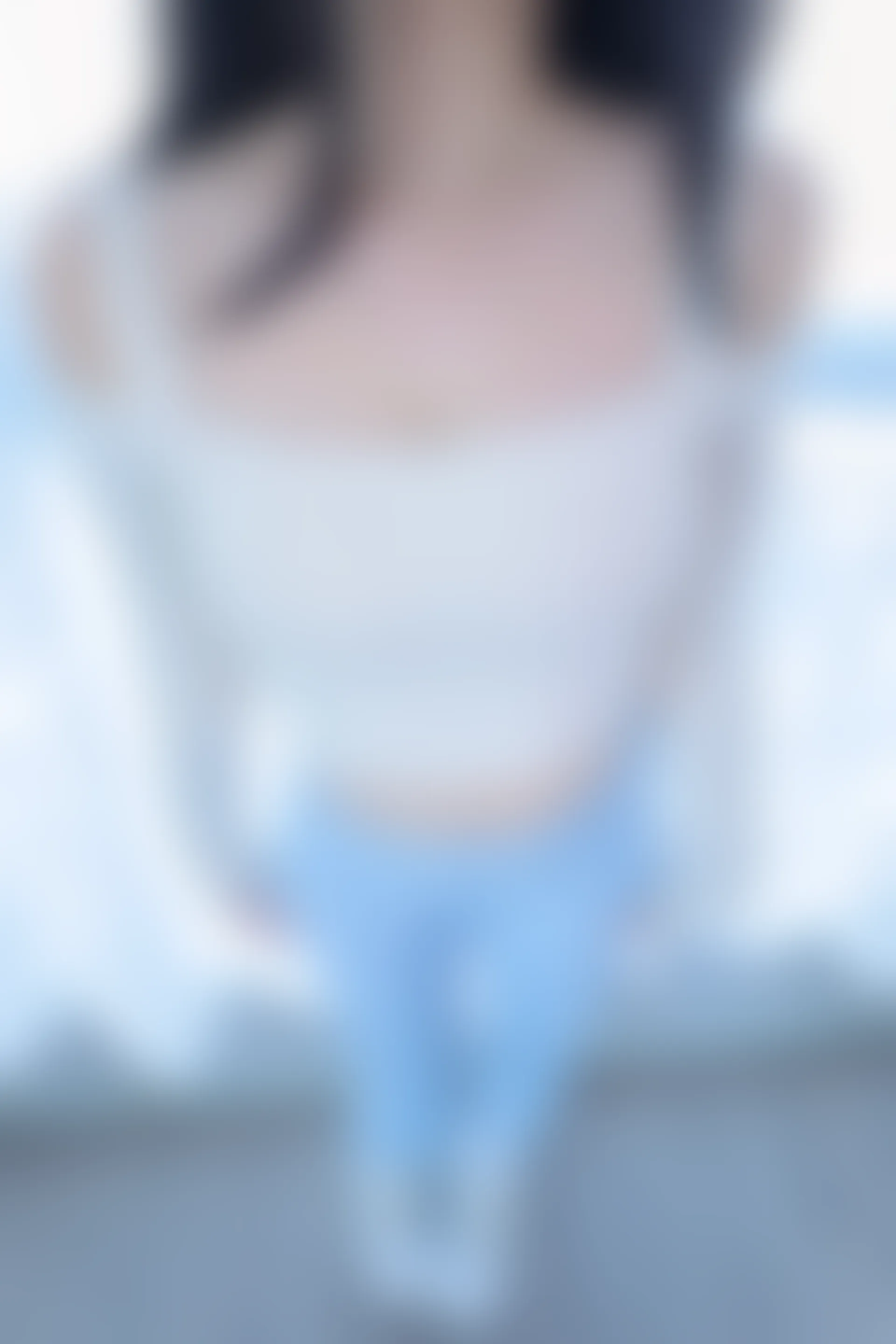 神楽坂真冬 第四季 序号7：《蓝白格》 [75P-170MB]内衣, 瑜伽服, 神楽坂真冬, 美腿, 美足