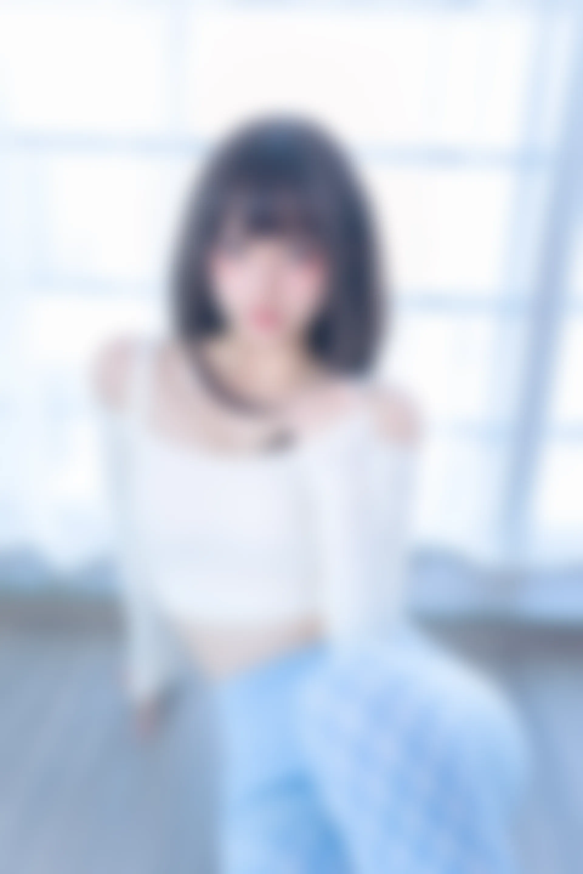 神楽坂真冬 第四季 序号7：《蓝白格》 [75P-170MB]内衣, 瑜伽服, 神楽坂真冬, 美腿, 美足