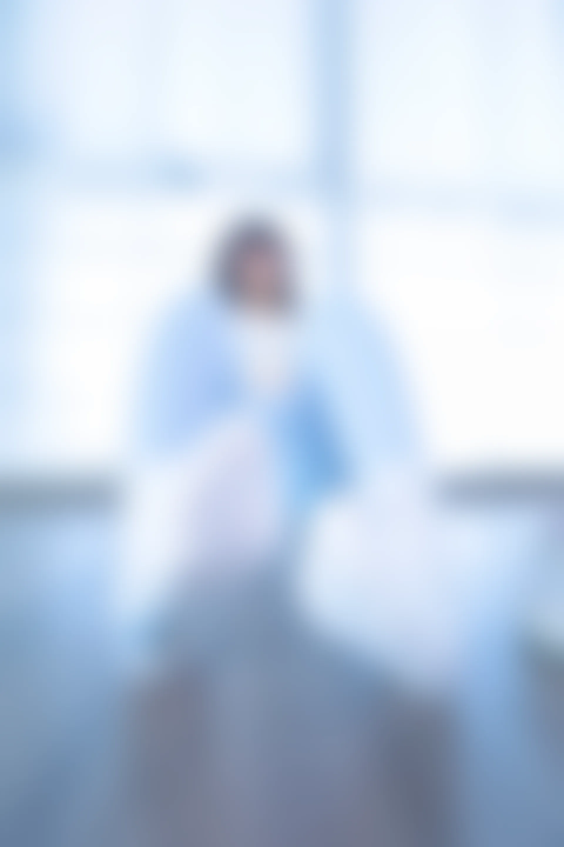 神楽坂真冬 第四季 序号7：《蓝白格》 [75P-170MB]内衣, 瑜伽服, 神楽坂真冬, 美腿, 美足