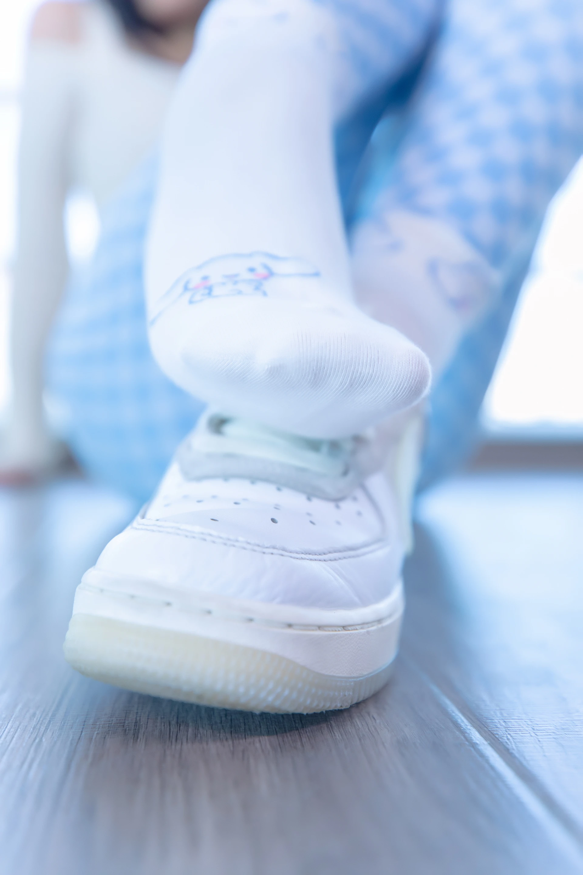 神楽坂真冬 第四季 序号7：《蓝白格》 [75P-170MB]内衣, 瑜伽服, 神楽坂真冬, 美腿, 美足