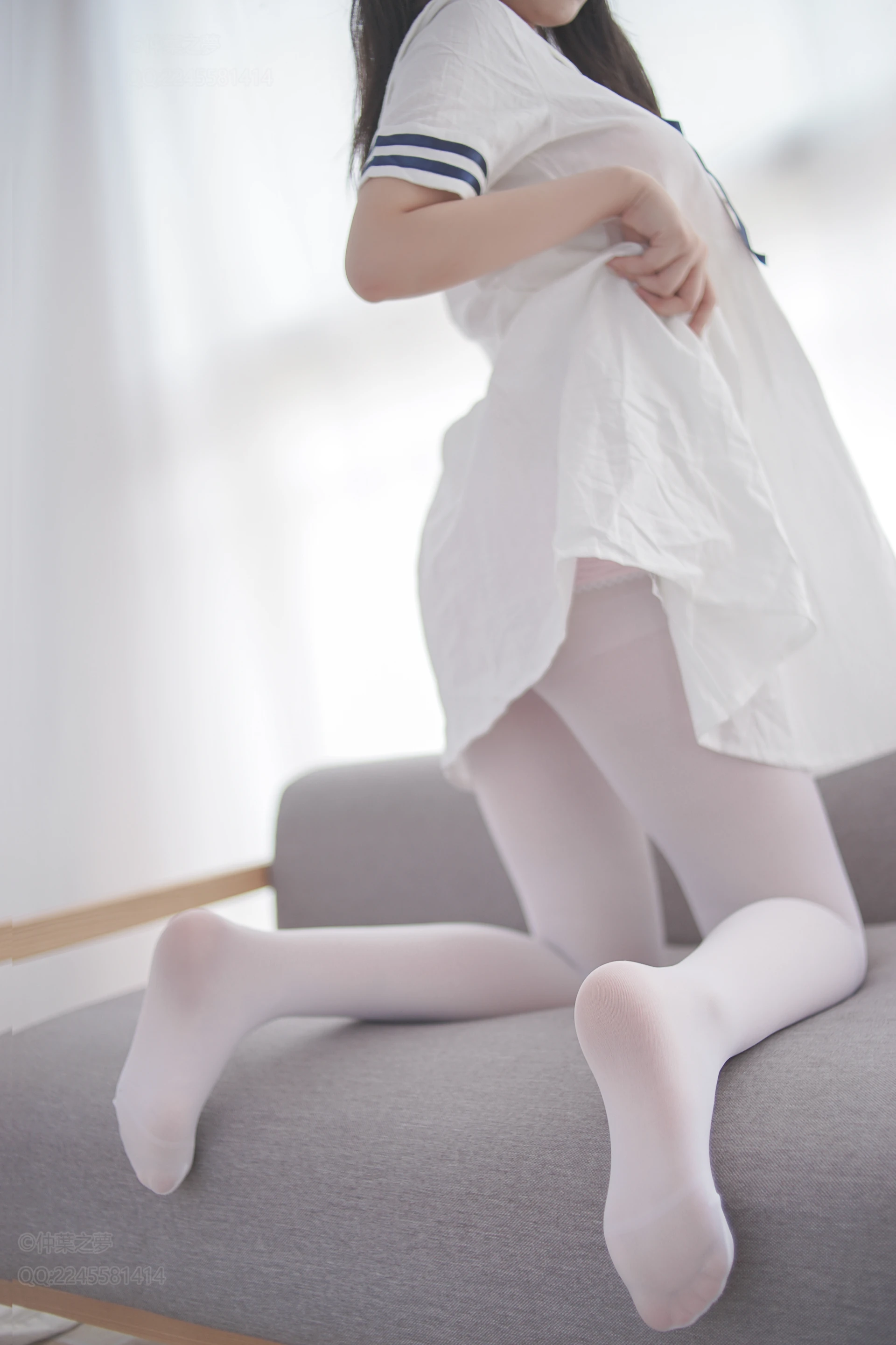 轻兰映画 VOL.006 [58P-559M]可爱, 白丝, 美腿, 美足, 轻兰映画