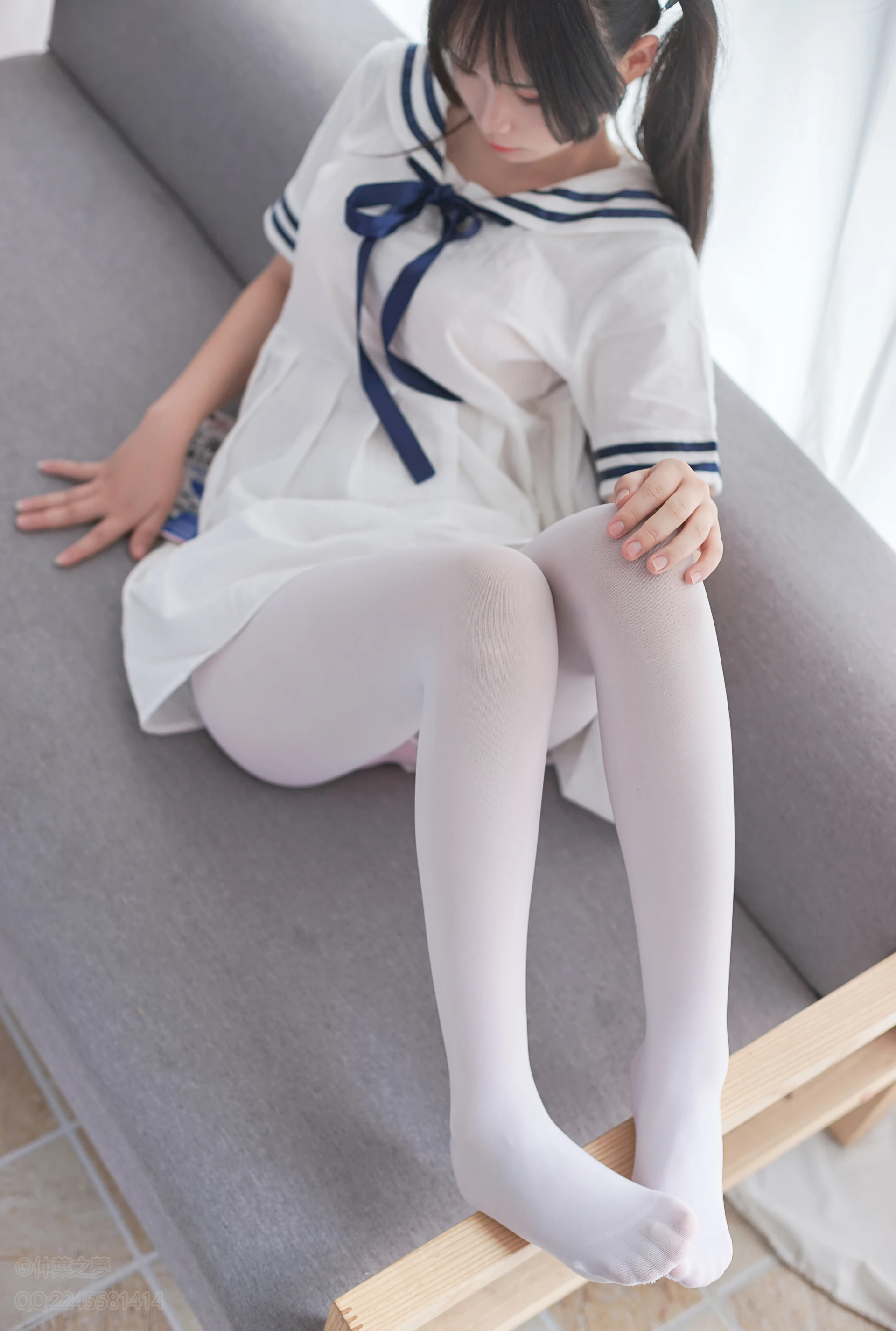 轻兰映画 VOL.006 [58P-559M]可爱, 白丝, 美腿, 美足, 轻兰映画