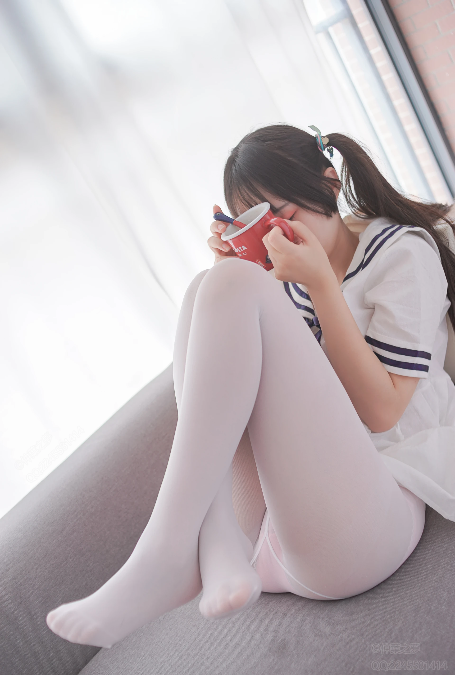 轻兰映画 VOL.006 [58P-559M]可爱, 白丝, 美腿, 美足, 轻兰映画