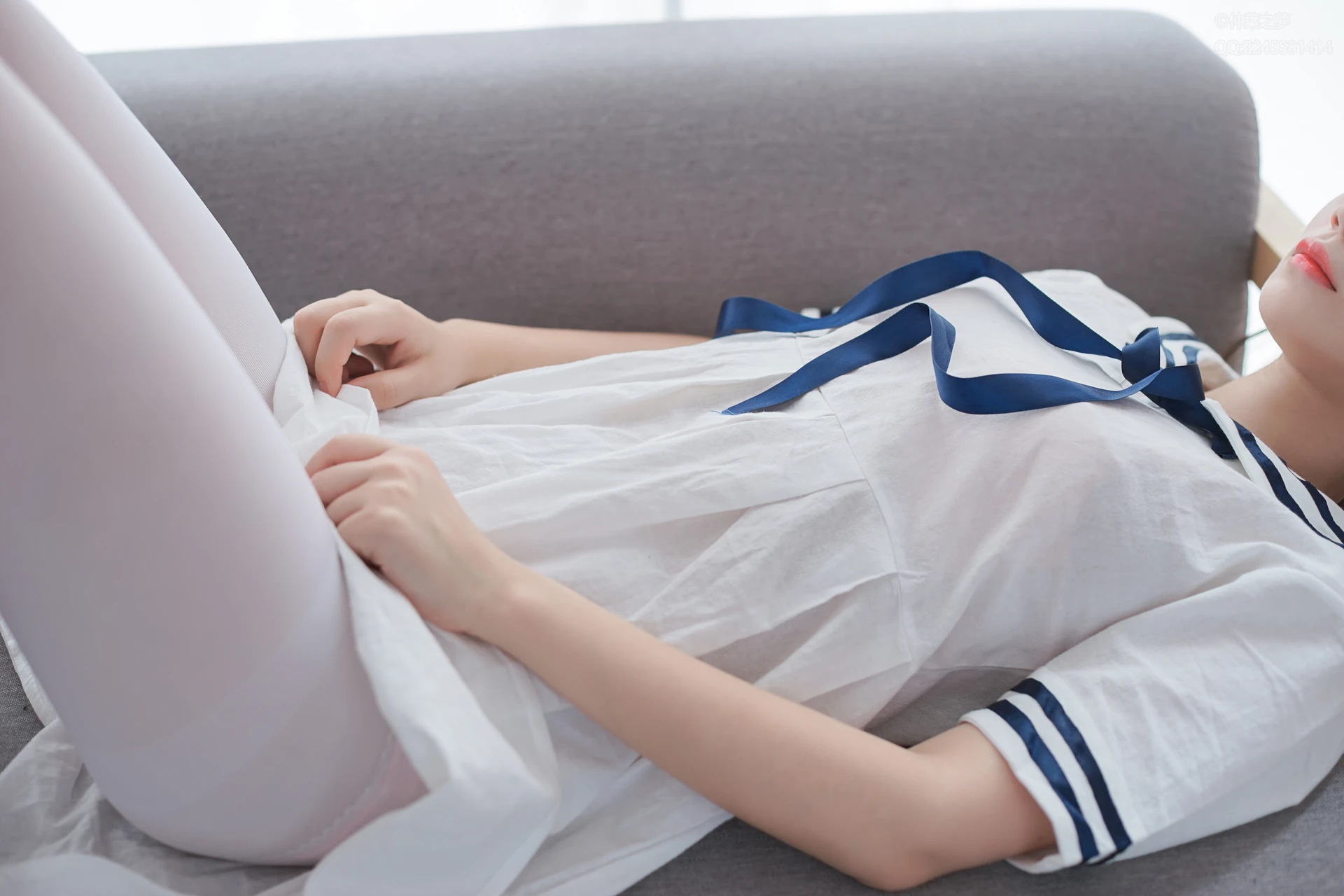 轻兰映画 VOL.006 [58P-559M]可爱, 白丝, 美腿, 美足, 轻兰映画