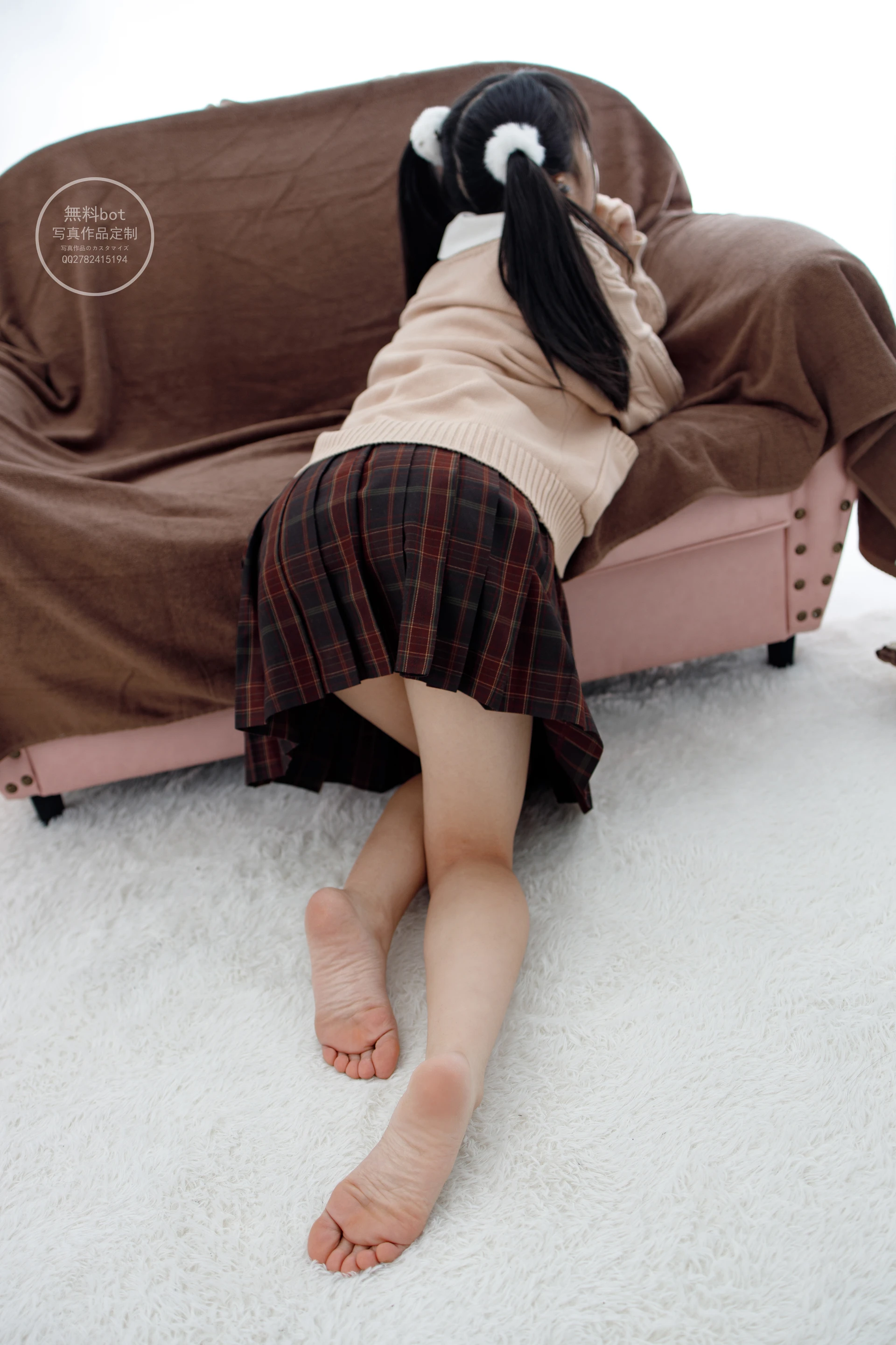 森萝财团 有料-17 [86P-1.26G]JK, JK制服, 可爱, 有料, 森萝财团, 白丝, 美足