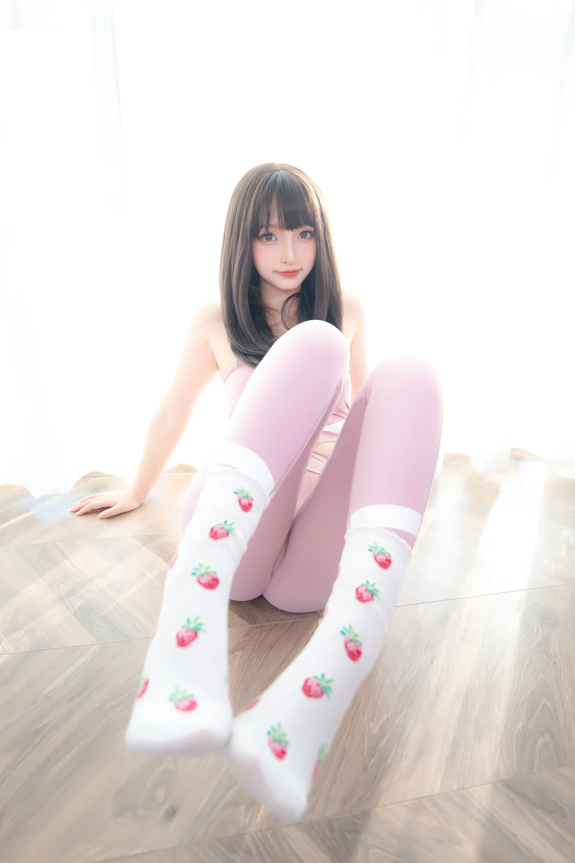 神楽坂真冬 第四季 序号10：《草莓蜜桃》 [75P-141MB]内衣, 瑜伽服, 神楽坂真冬, 美腿, 美足b