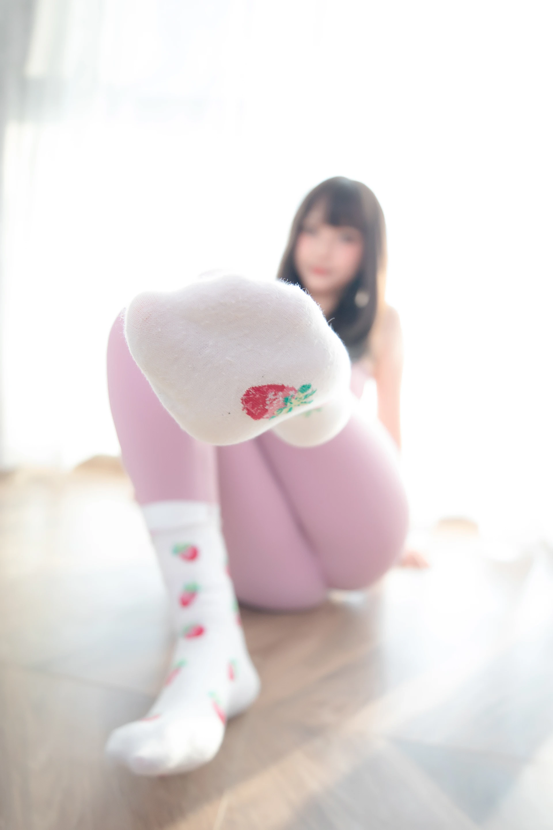 神楽坂真冬 第四季 序号10：《草莓蜜桃》 [75P-141MB]内衣, 瑜伽服, 神楽坂真冬, 美腿, 美足b