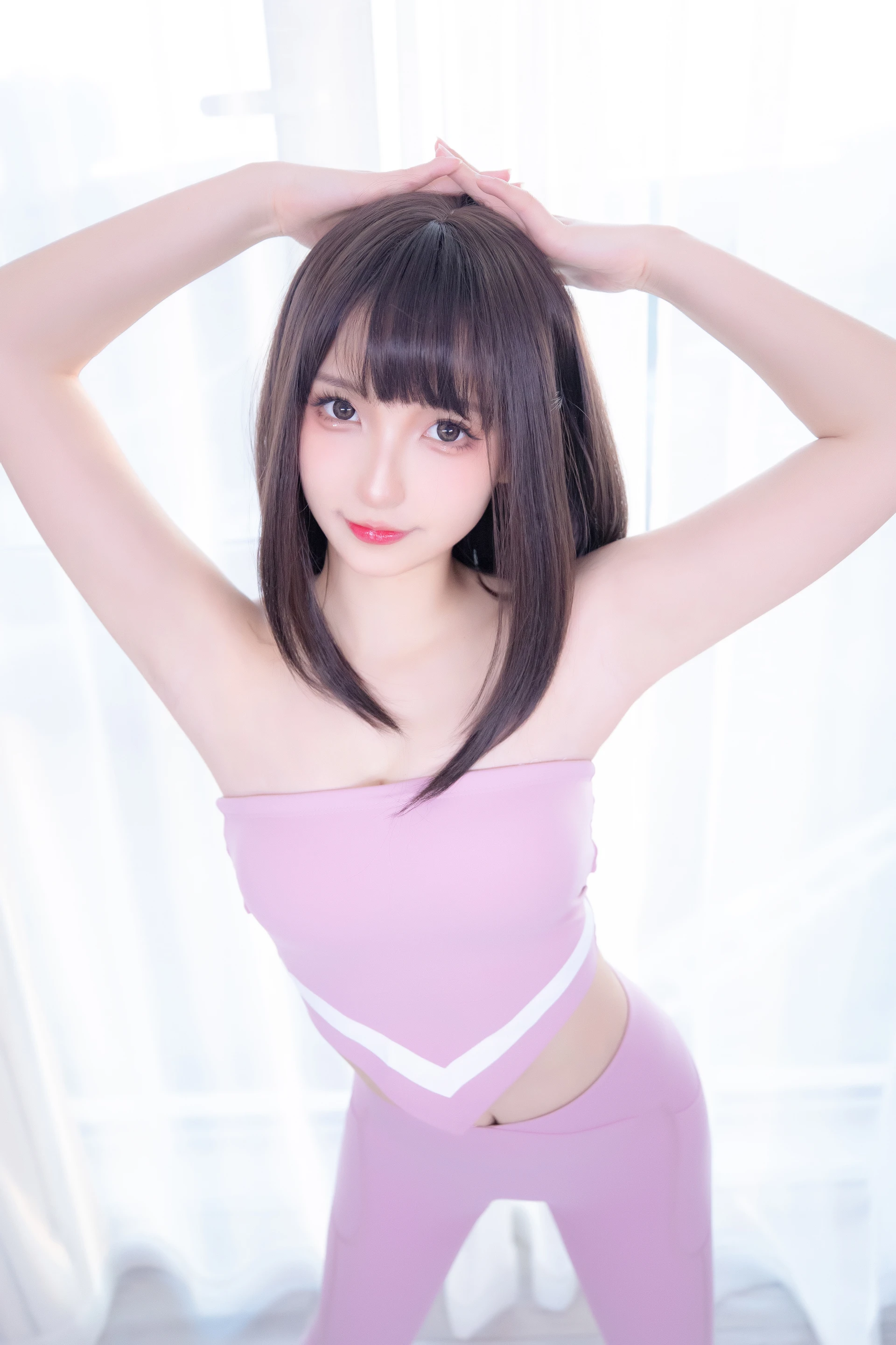 神楽坂真冬 第四季 序号10：《草莓蜜桃》 [75P-141MB]内衣, 瑜伽服, 神楽坂真冬, 美腿, 美足b