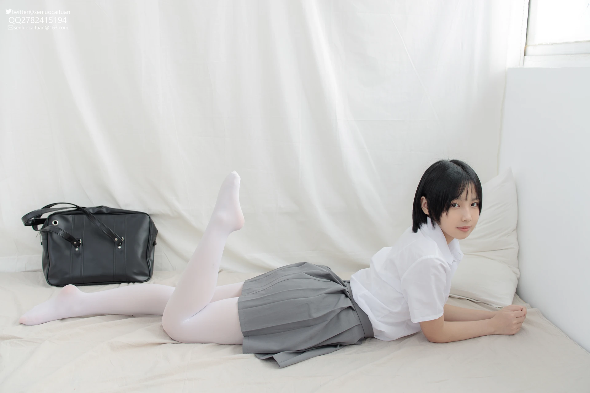 JKFUN GG-03 [96P1V-2.55G]GG, JKFUN, 可爱, 学生装, 森萝财团, 白丝, 美腿, 美足