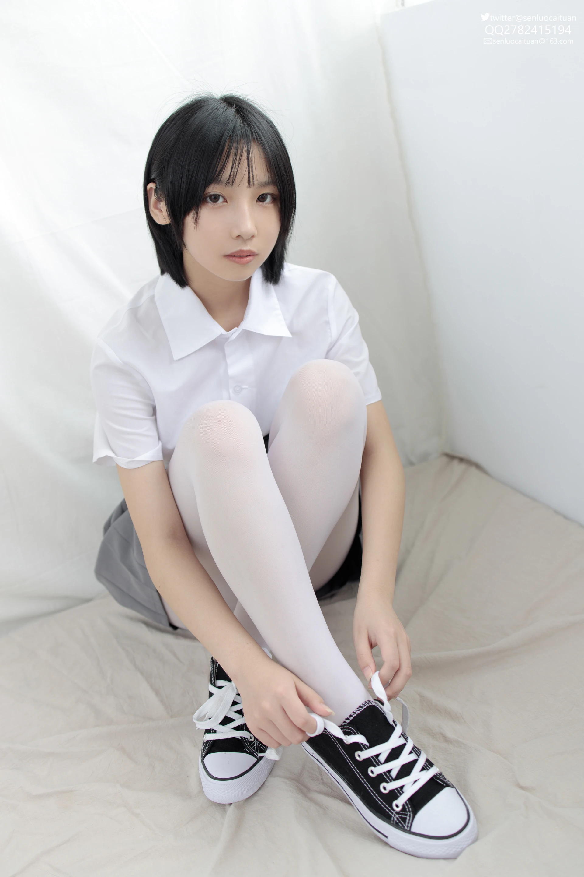 JKFUN GG-03 [96P1V-2.55G]GG, JKFUN, 可爱, 学生装, 森萝财团, 白丝, 美腿, 美足