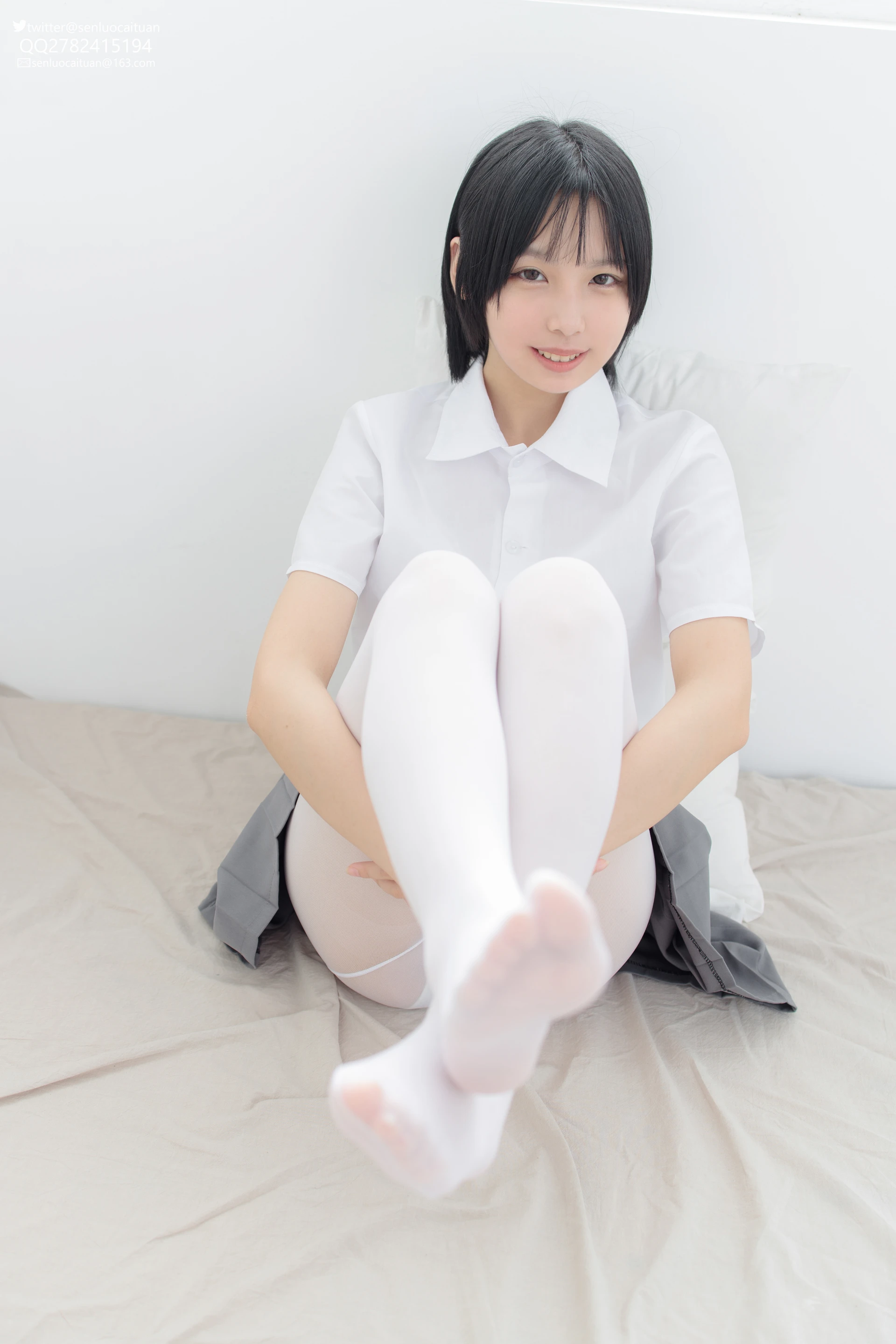 JKFUN GG-03 [96P1V-2.55G]GG, JKFUN, 可爱, 学生装, 森萝财团, 白丝, 美腿, 美足